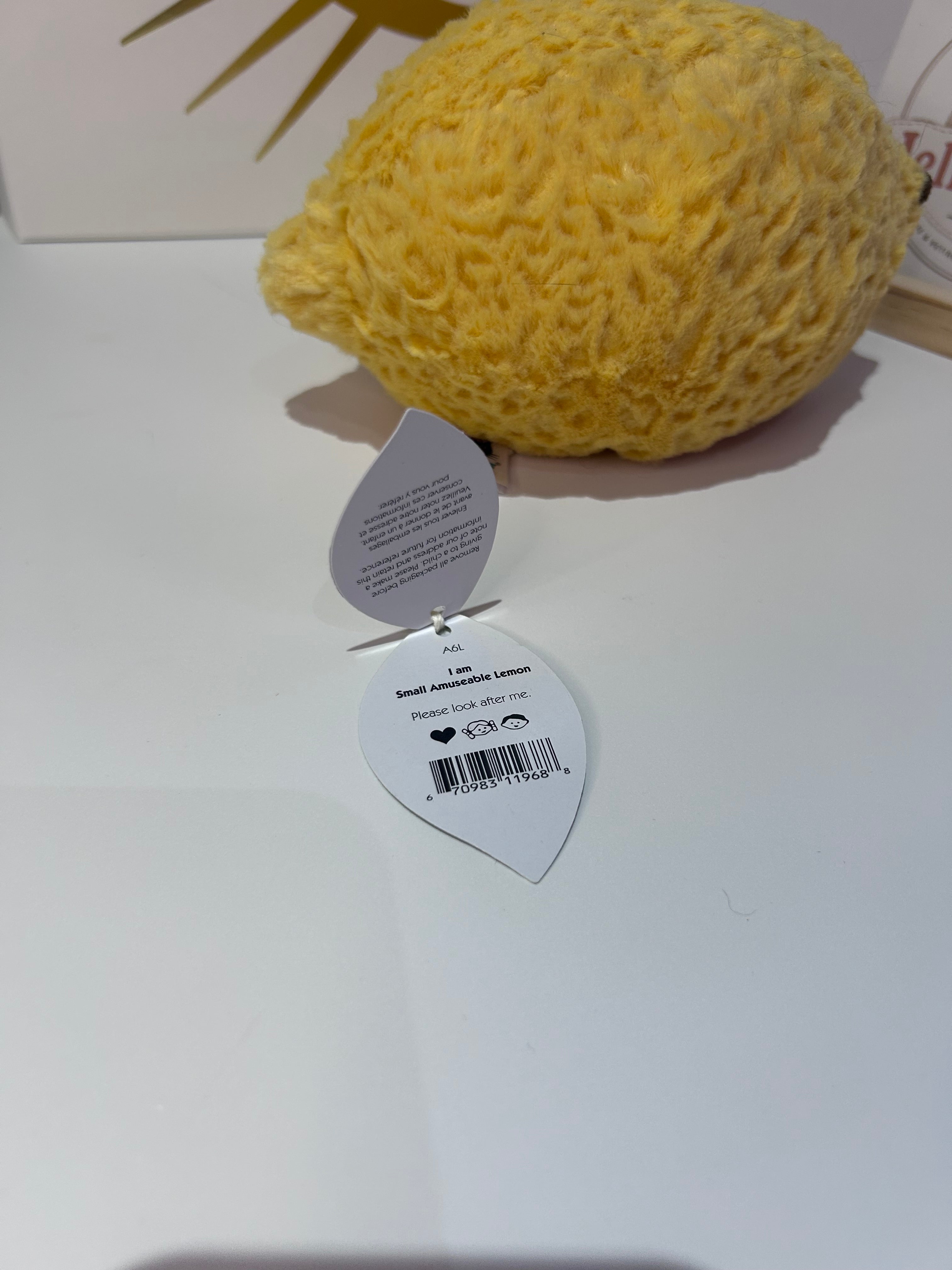Jellycat Amuseable Lemon- Leaf Tag – The Jelly Corner