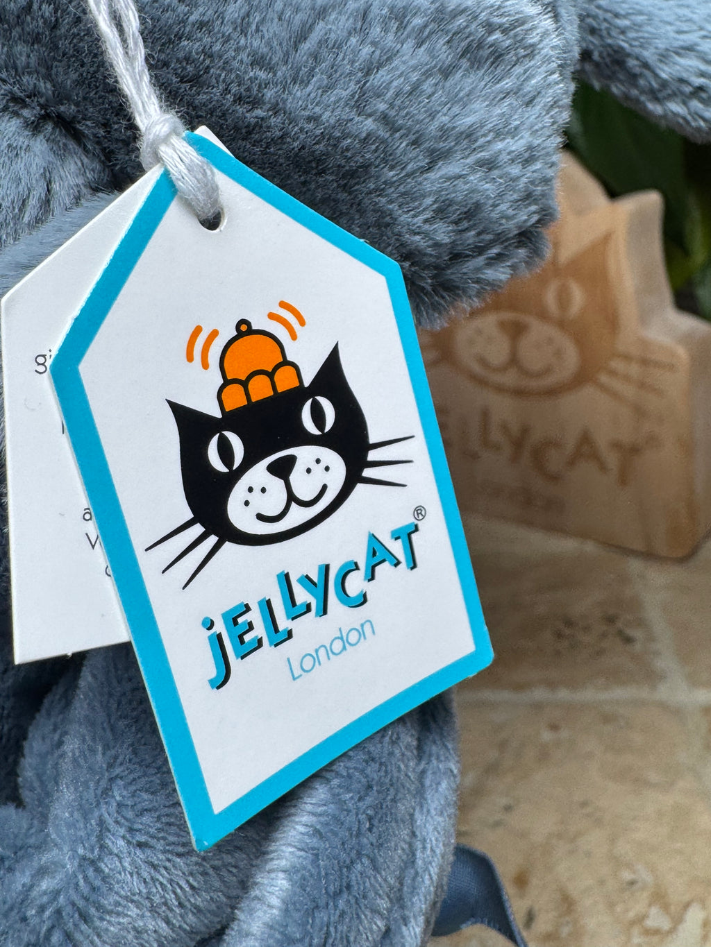 Jellycat Bashful Dusky Blue Bunny Soother