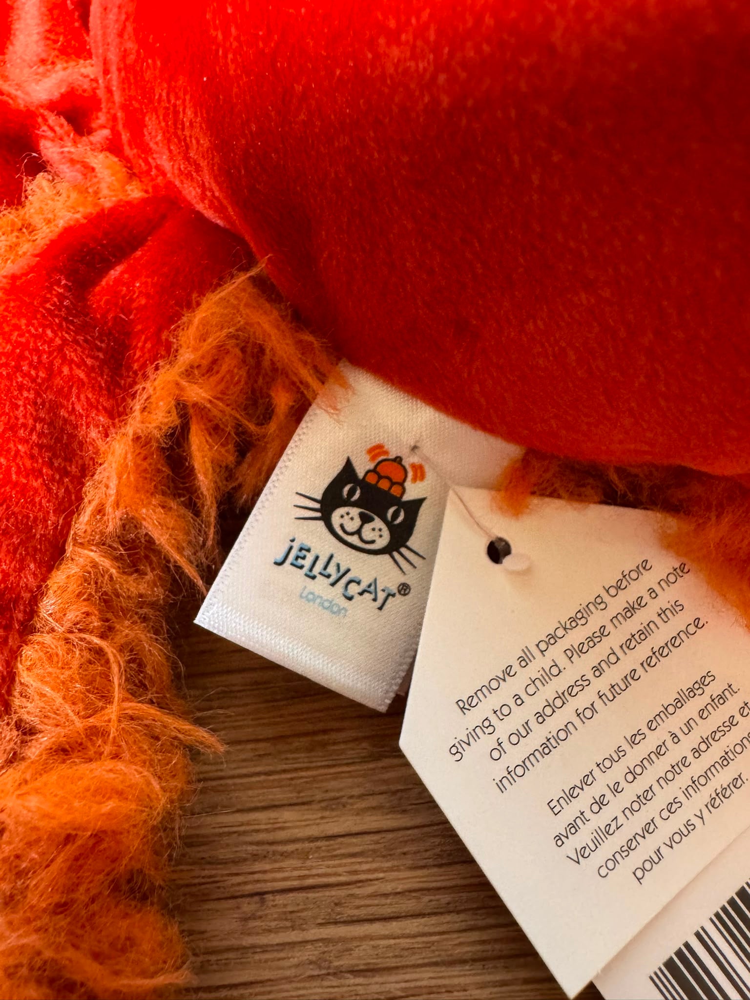 Jellycat Spindleshanks Crab