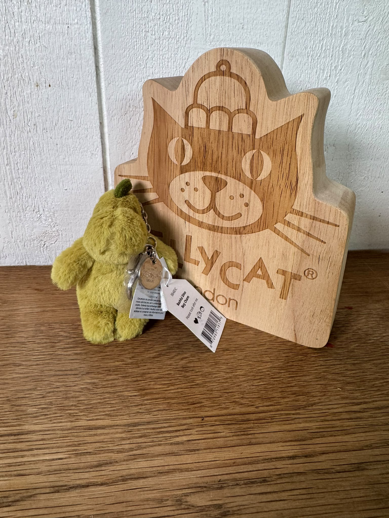 Jellycat Bashful Dino Bag Charm