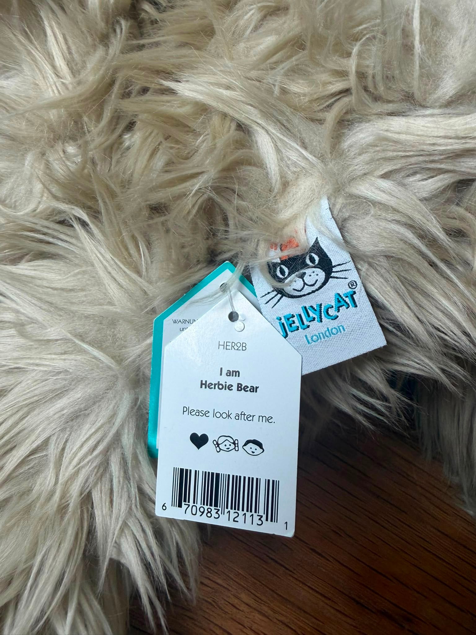 Jellycat Herbie Bear