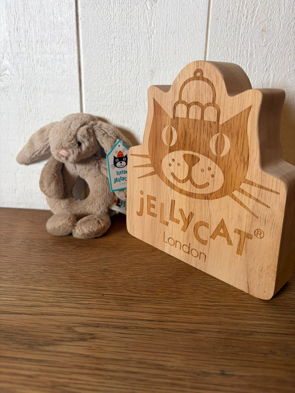 Jellycat Bashful Bunny Ring Rattle - Beige