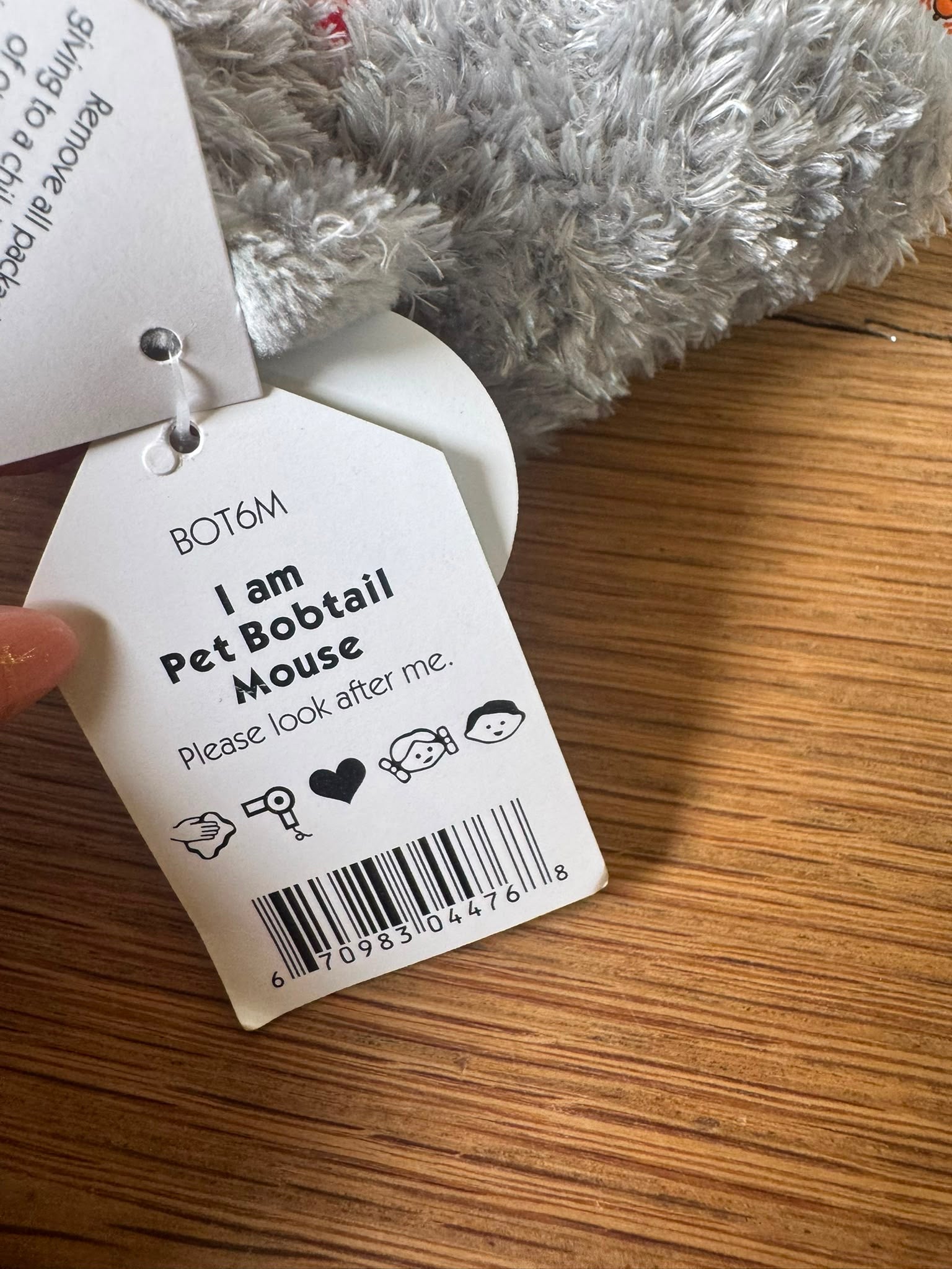 Jellycat Vibrating Bobtail Pet Mouse