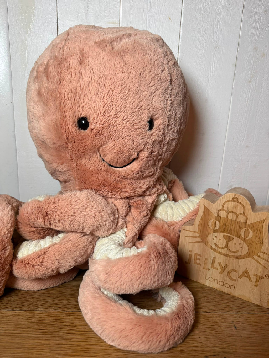 Jellycat Really Big Odell Octopus - Big Tags - Cut Paper Tag