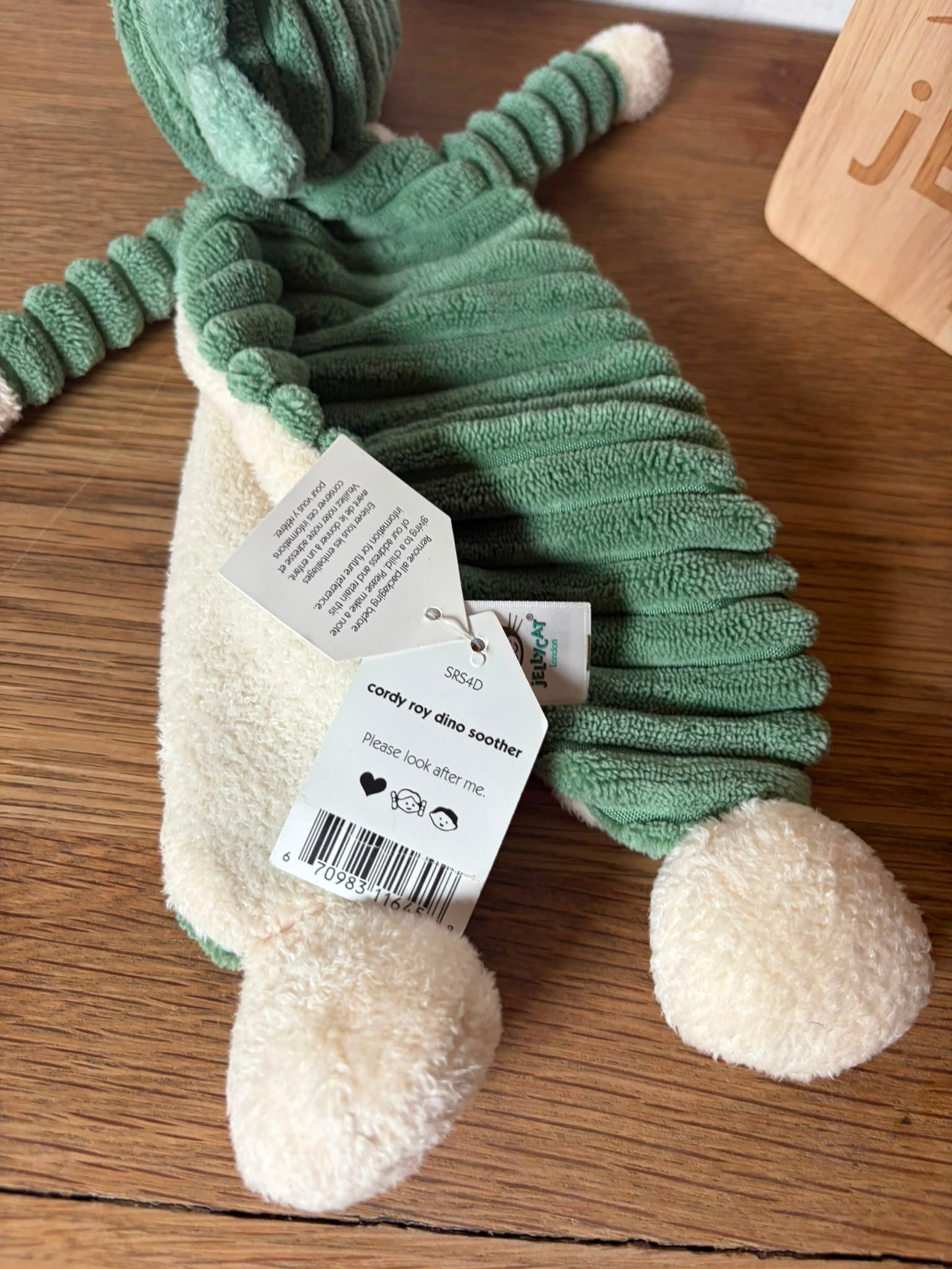 Jellycat Cordy Roy Dino Comforter