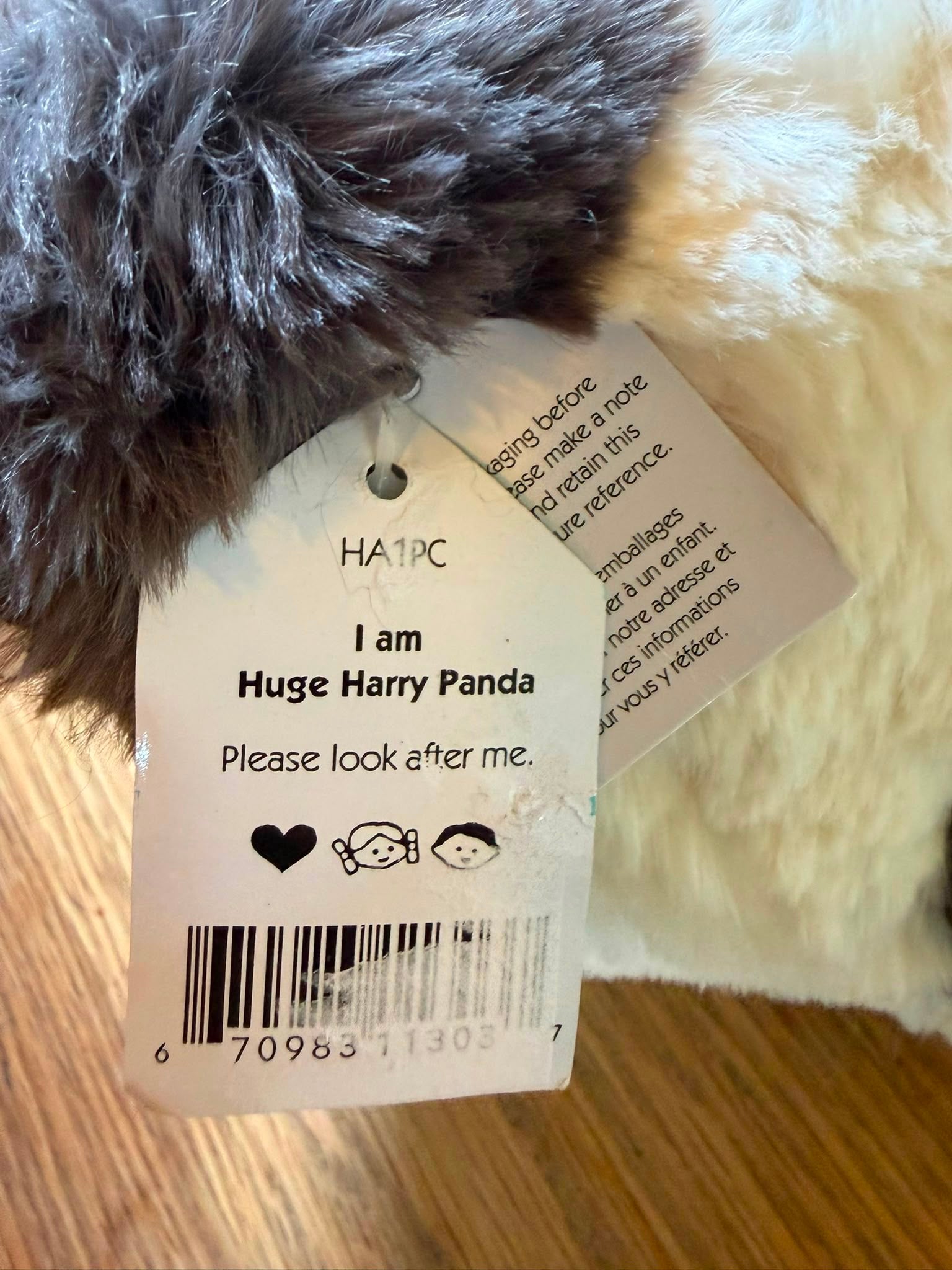 Jellycat Huge Harry Panda Cub