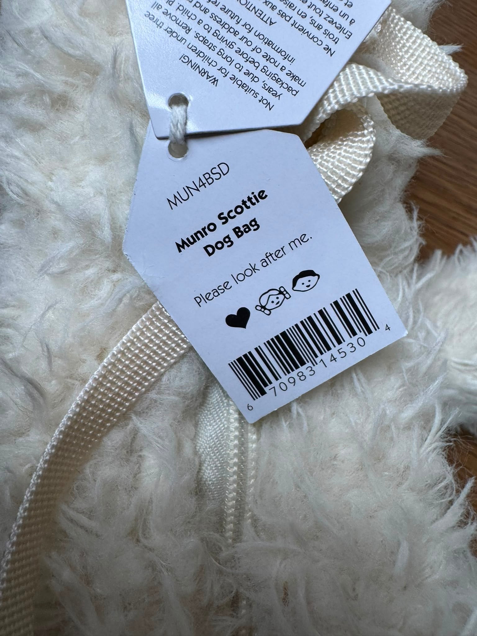 Jellycat Munro Scottie Dog Bag