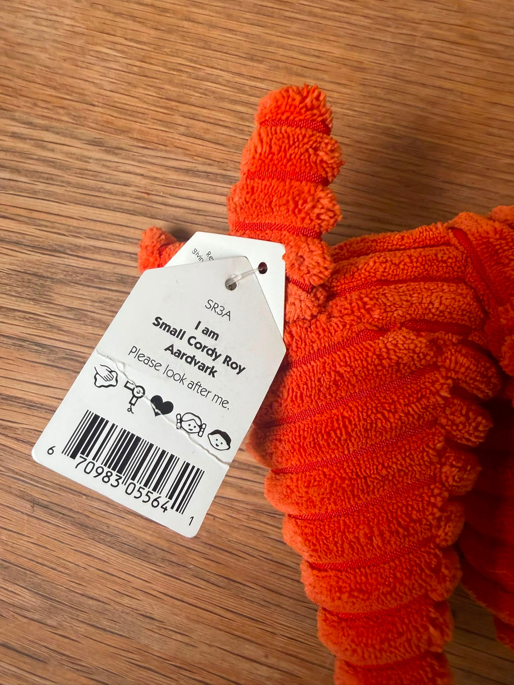 Jellycat Cordy Roy aardvark- Small