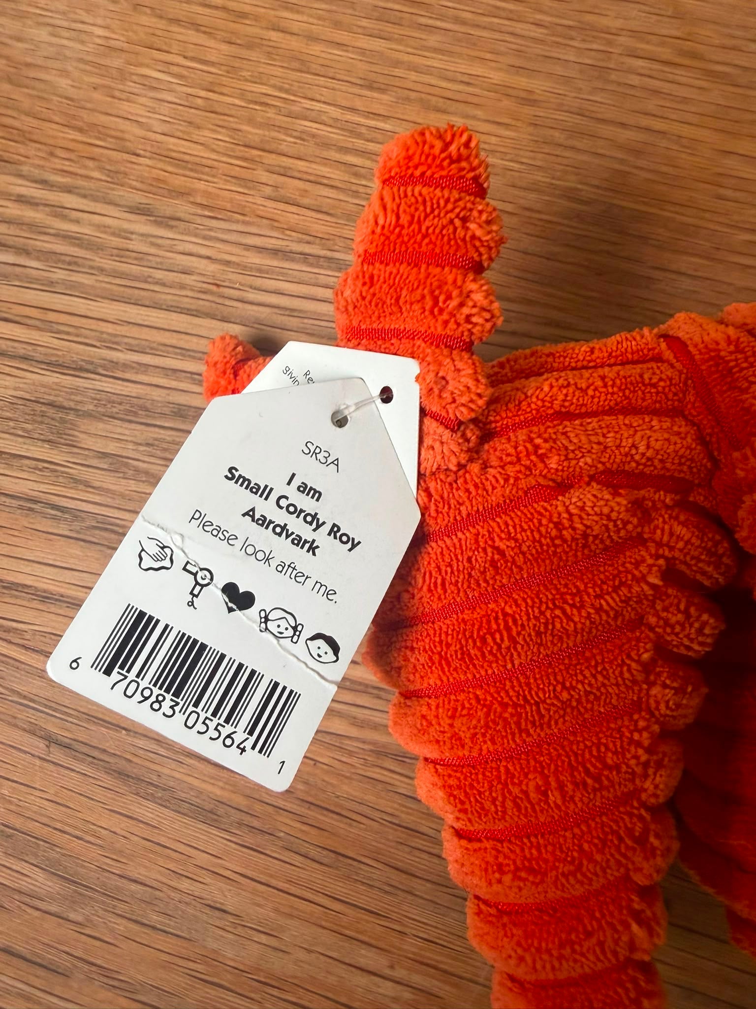 Jellycat Cordy Roy aardvark- Small