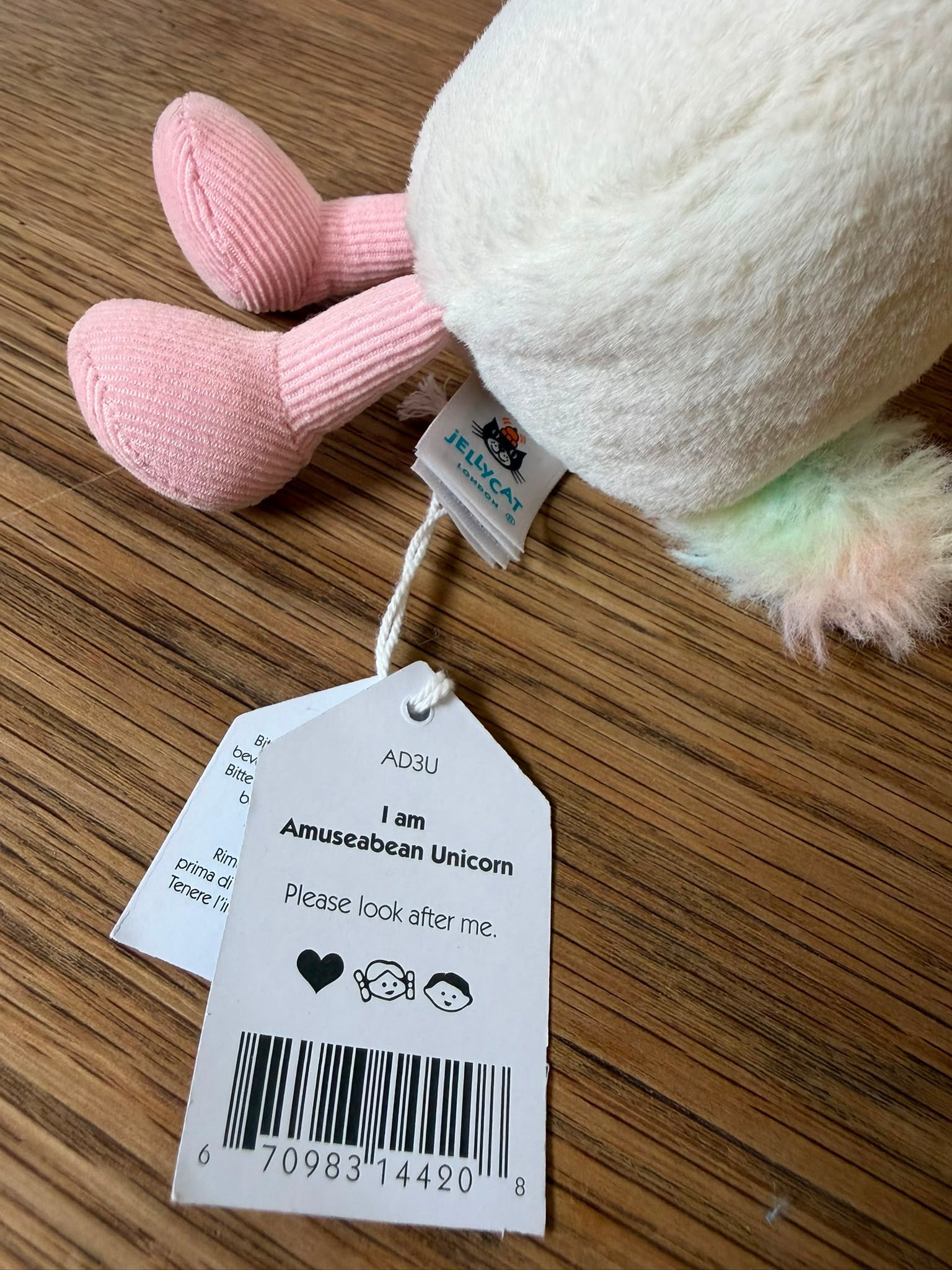 Jellycat Amuseabean Unicorn