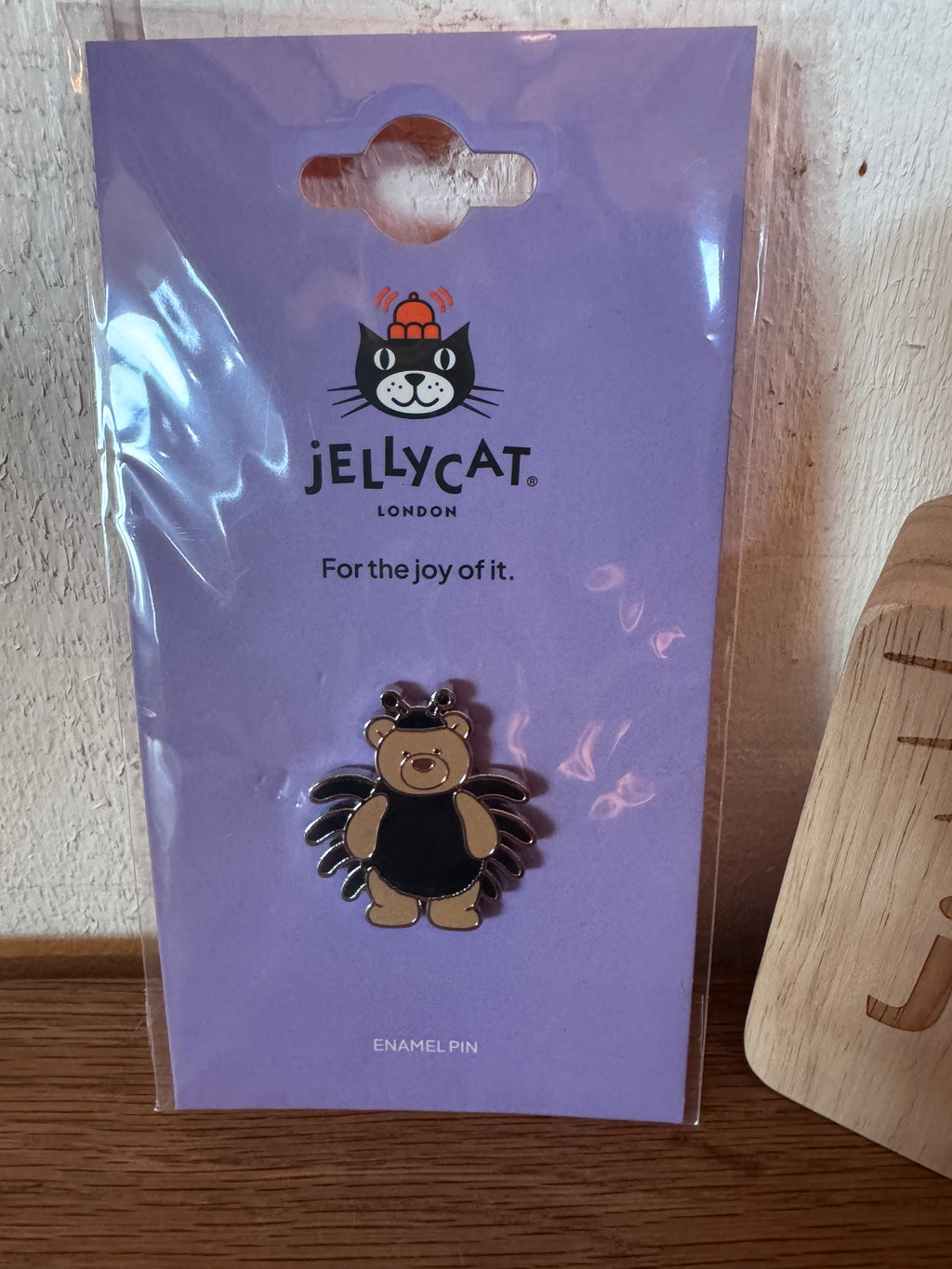 Jellycat Bartholomew Bear “Spider” Pin - EXCLUSIVE PR GIFT | LIMITED NUMBERS PRODUCED
