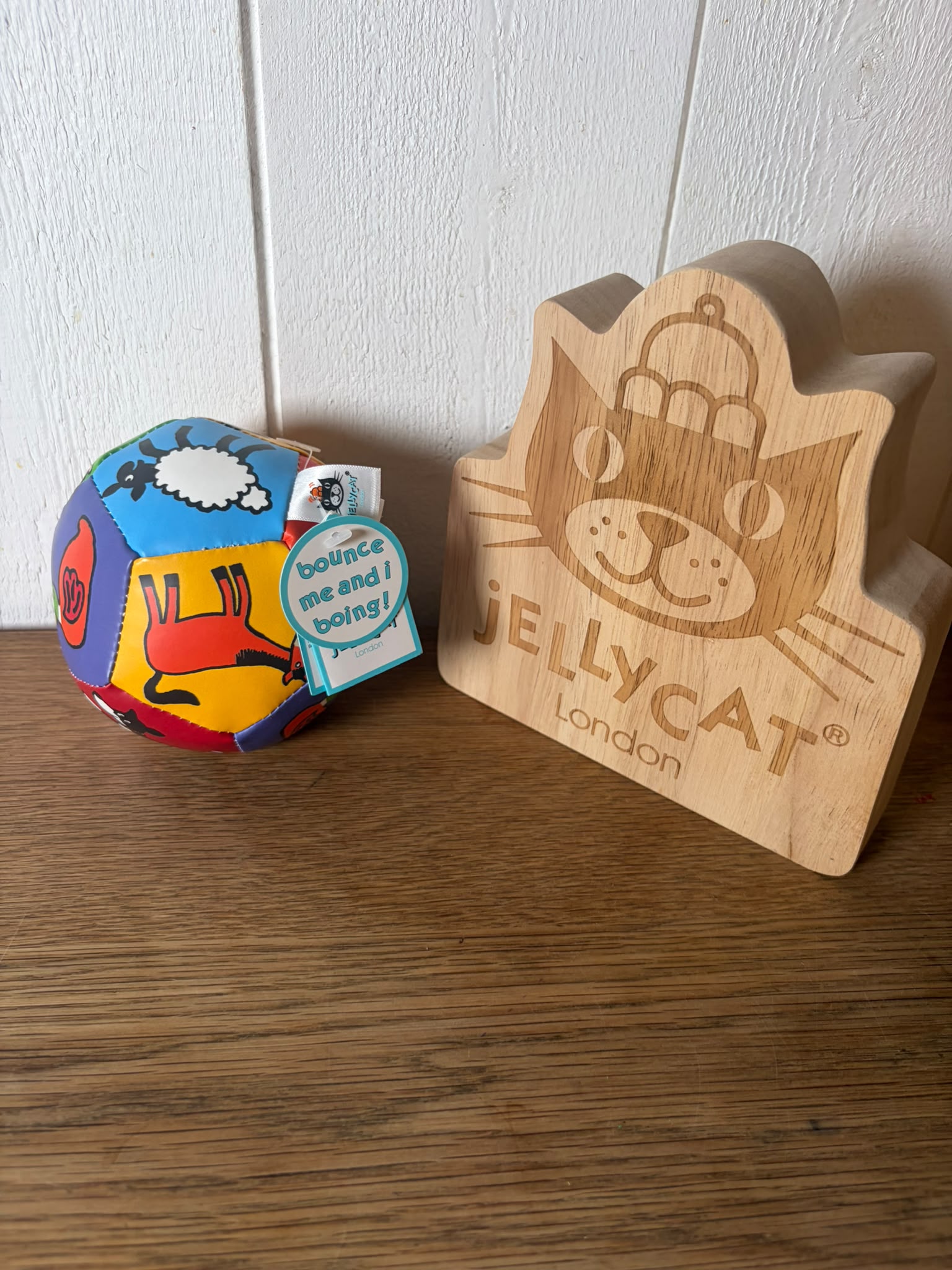 Jellycat Farm Tails Boing Ball