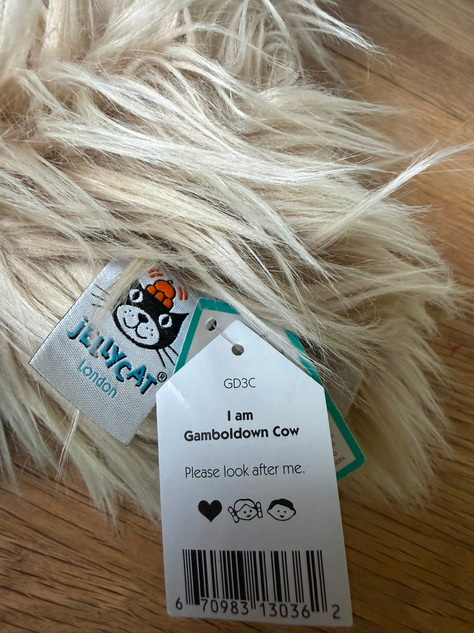 Jellycat Gamboldown Cow