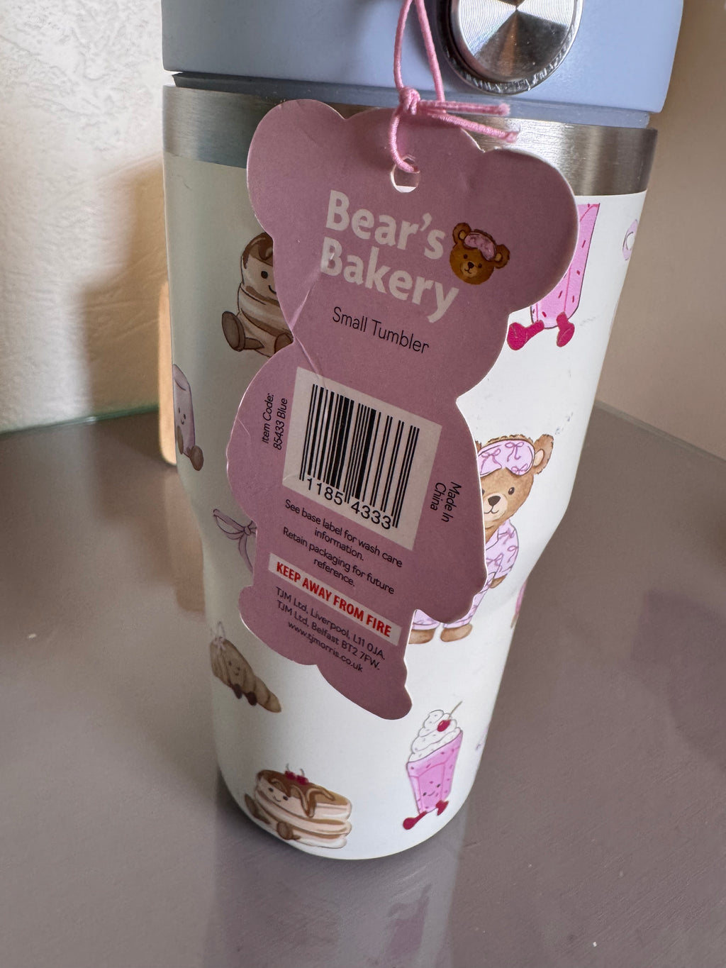 Home Bargains Jelly Inspired Travel Cup- White