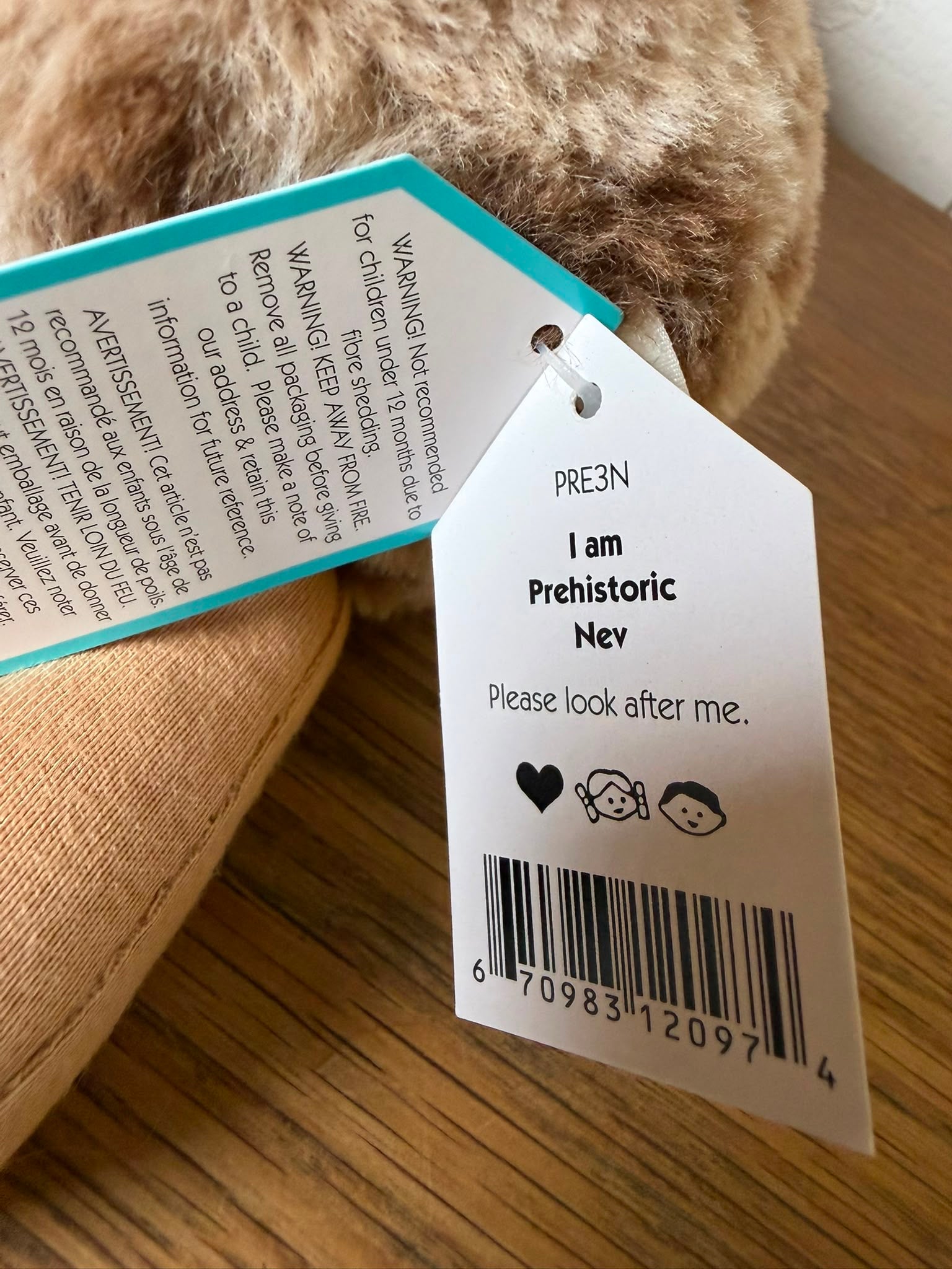 Jellycat Prehistoric Nev