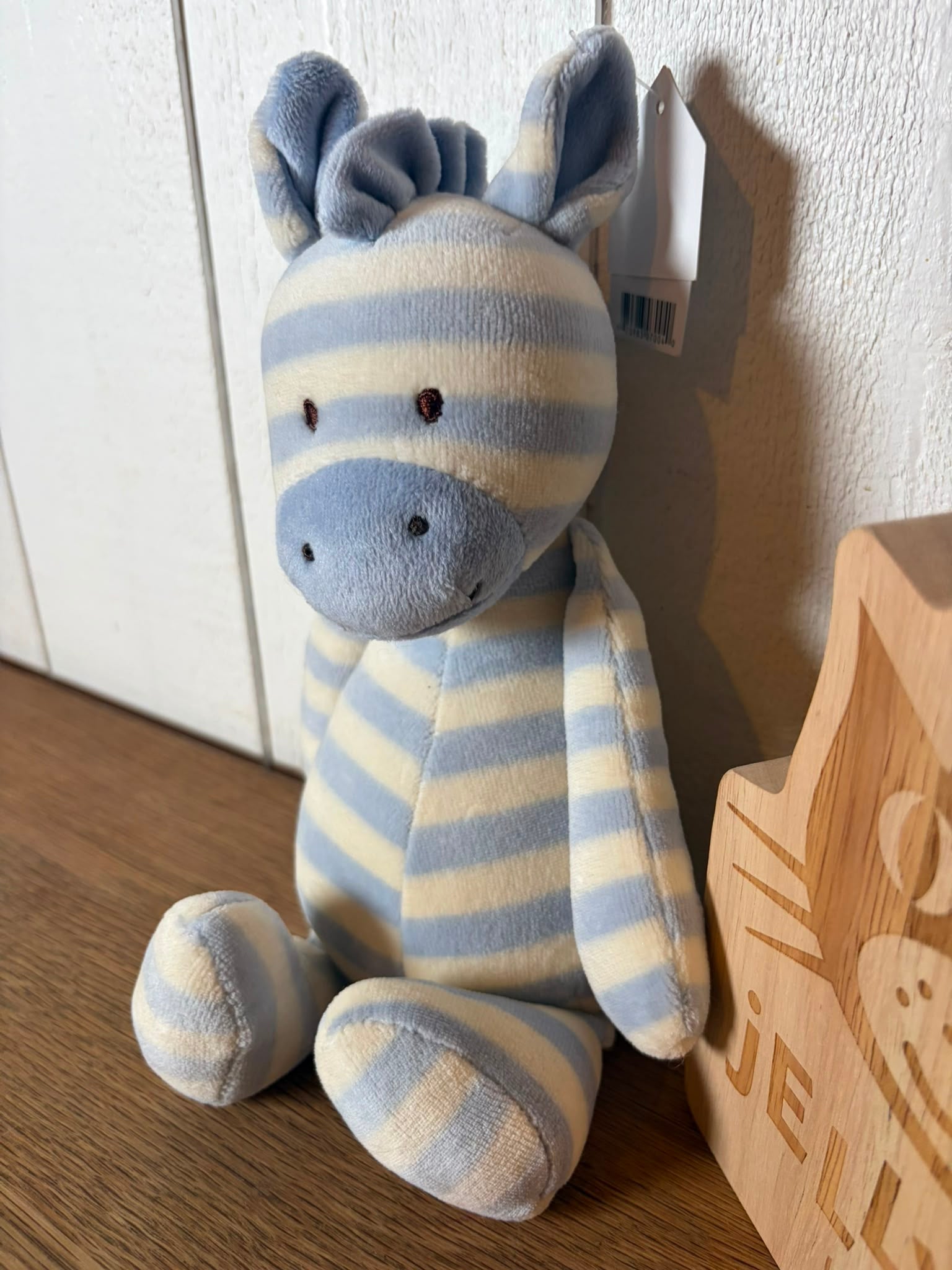 Jellycat Twibble Zebra - Blue