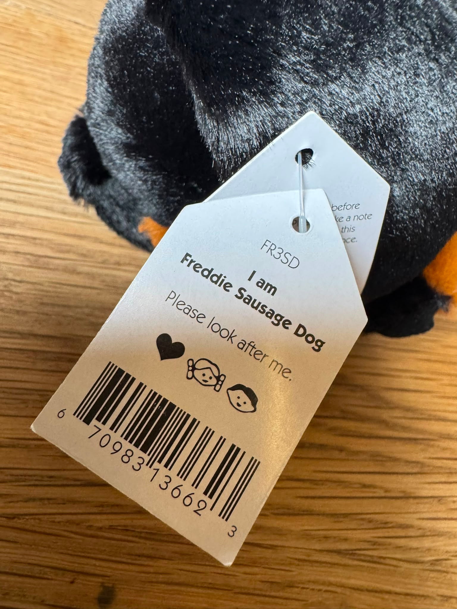 Jellycat Freddie Sausage Dog - Medium