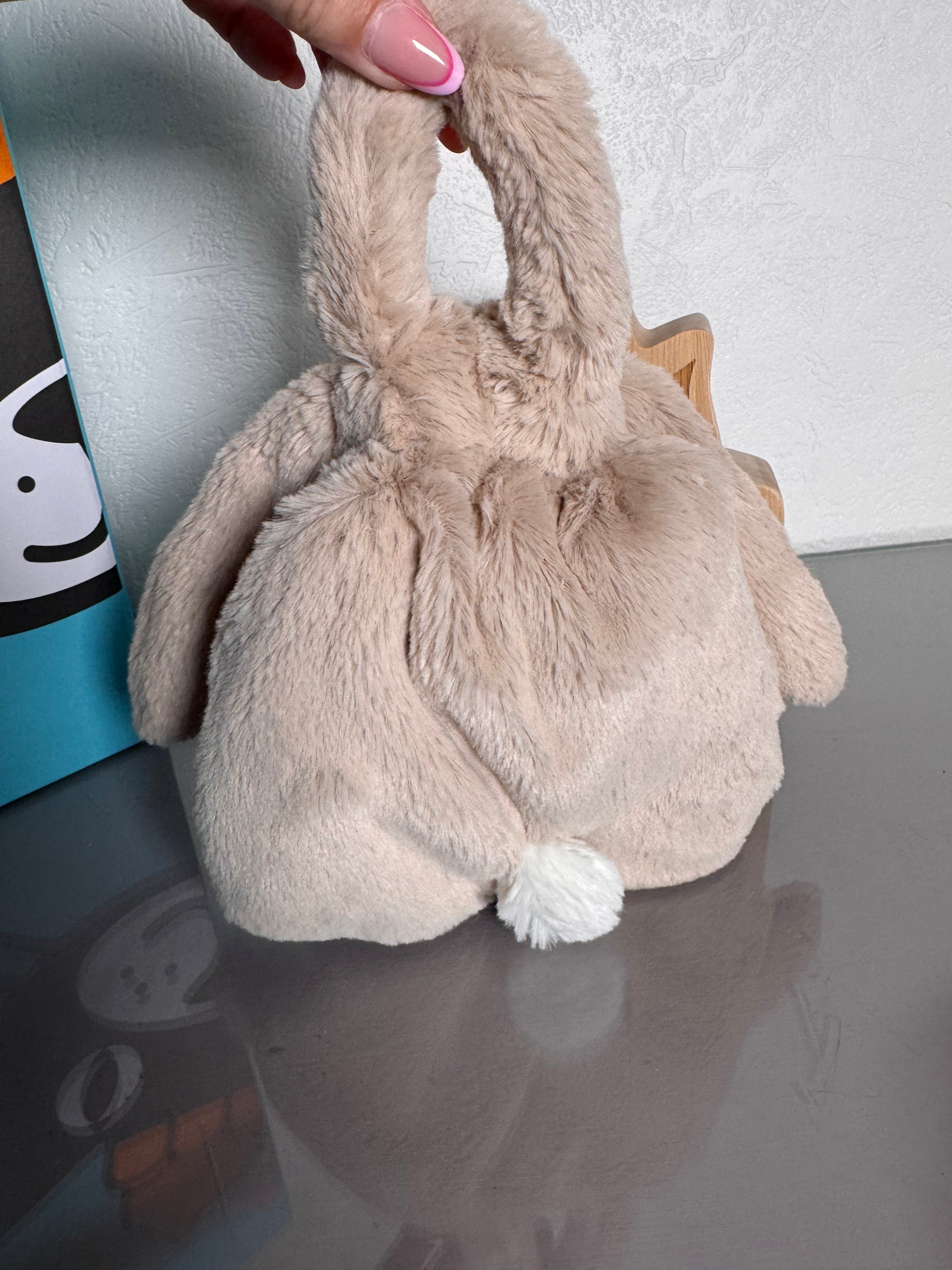 Beige Bashful Bunny Bag