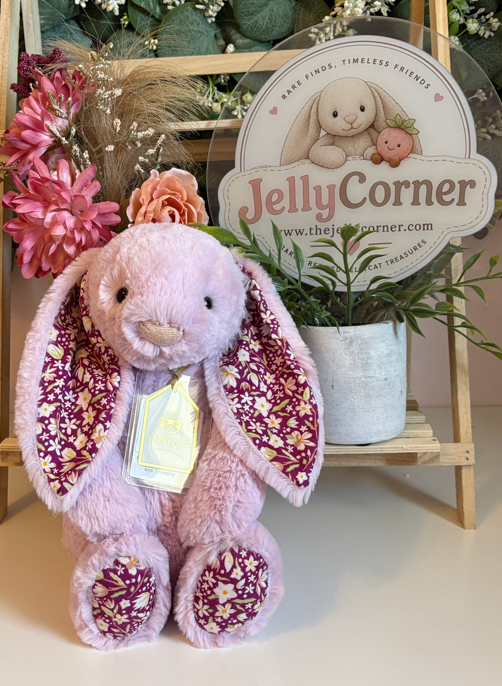Jellycat Thistlepop Blossom Luxe Bunny | OG Shanghai Release