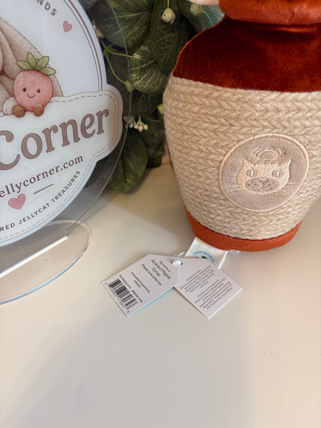 Jellycat Acered Maple Syrup Canada Exclusive