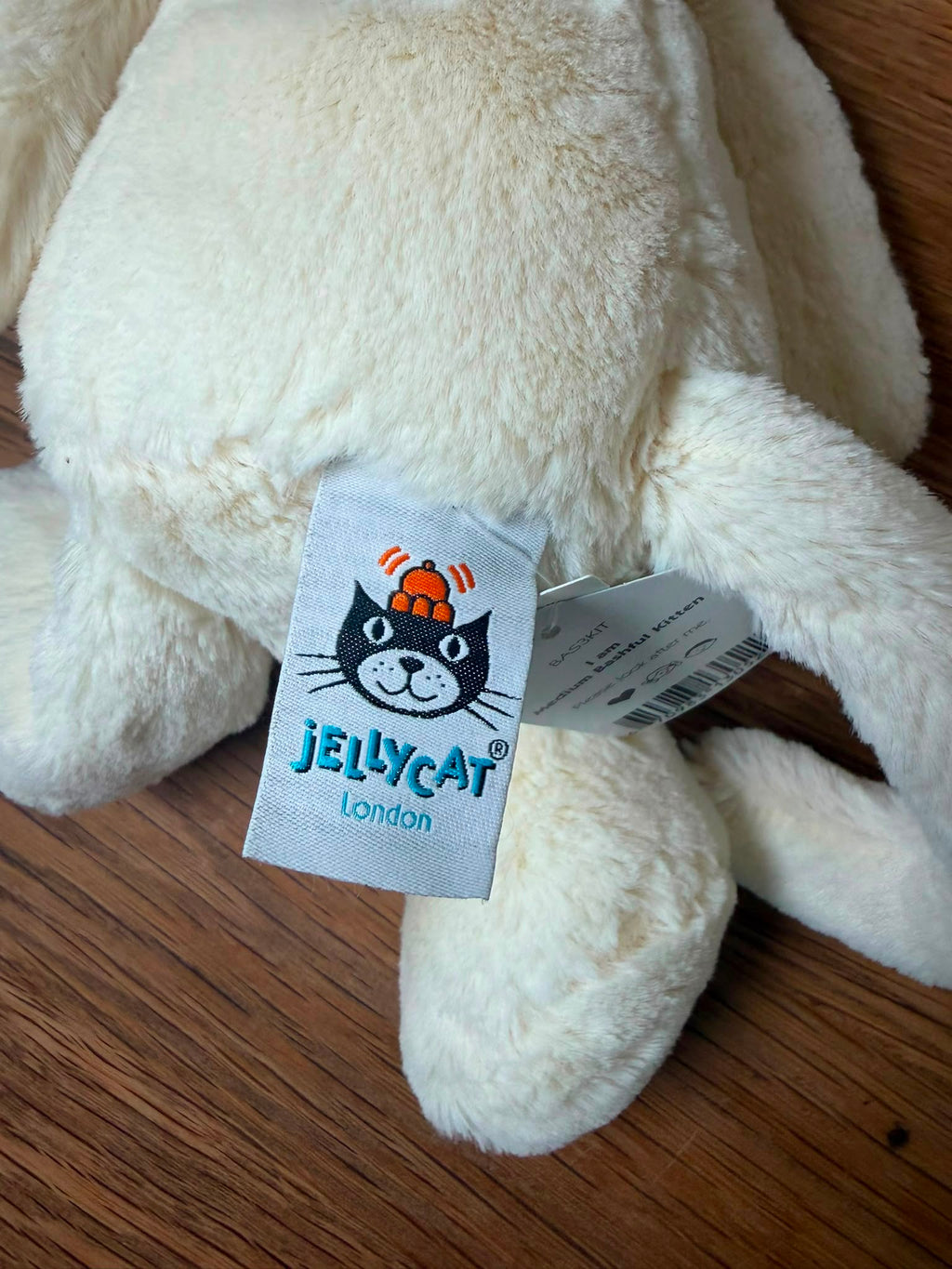 Jellycat Bashful Cream Kitten - Medium