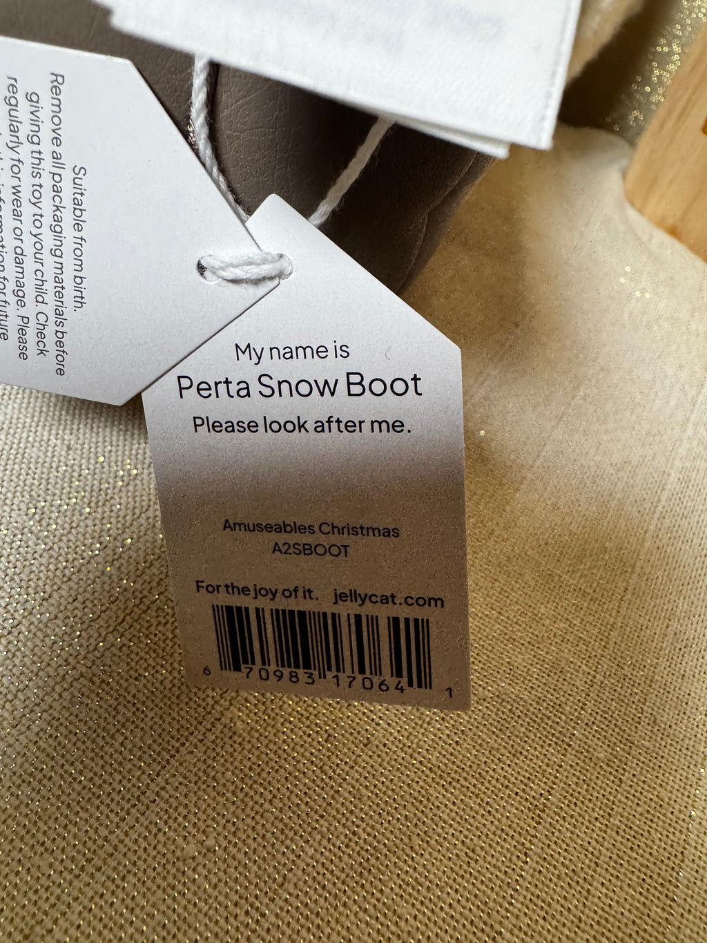Jellycat Perta Snow Boot | BNWT