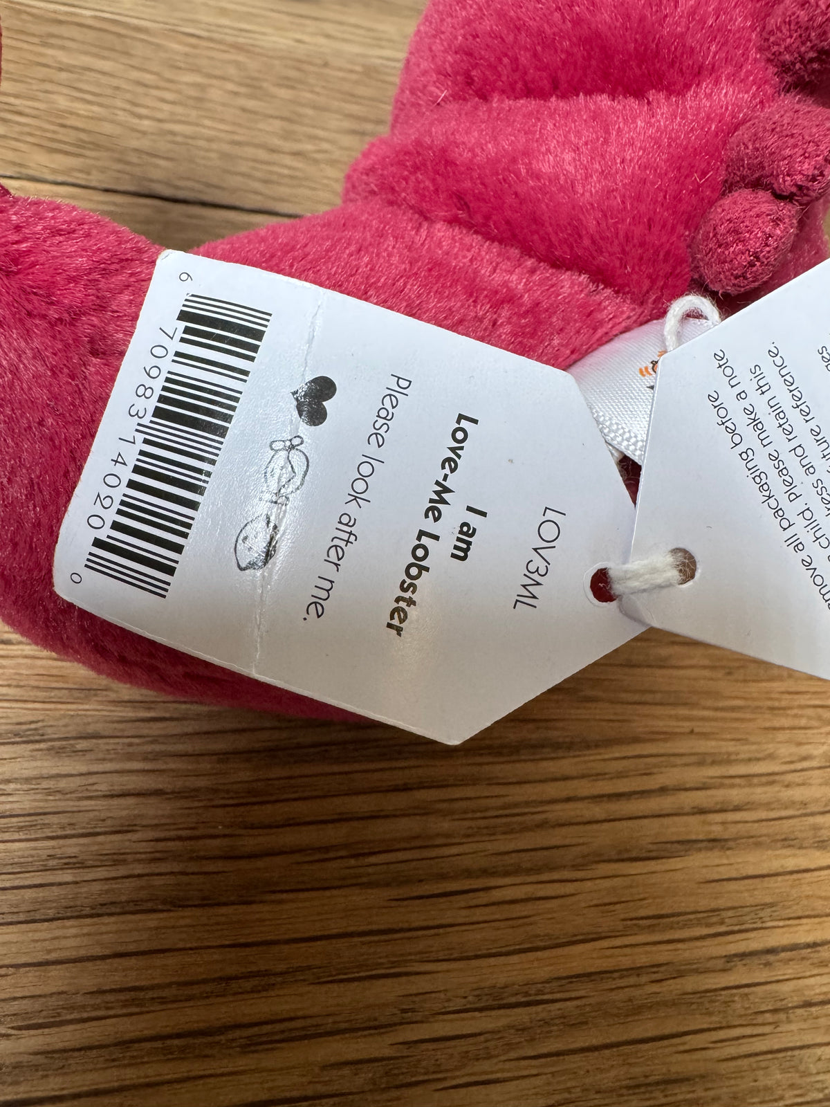 Jellycat Love Me Lobster