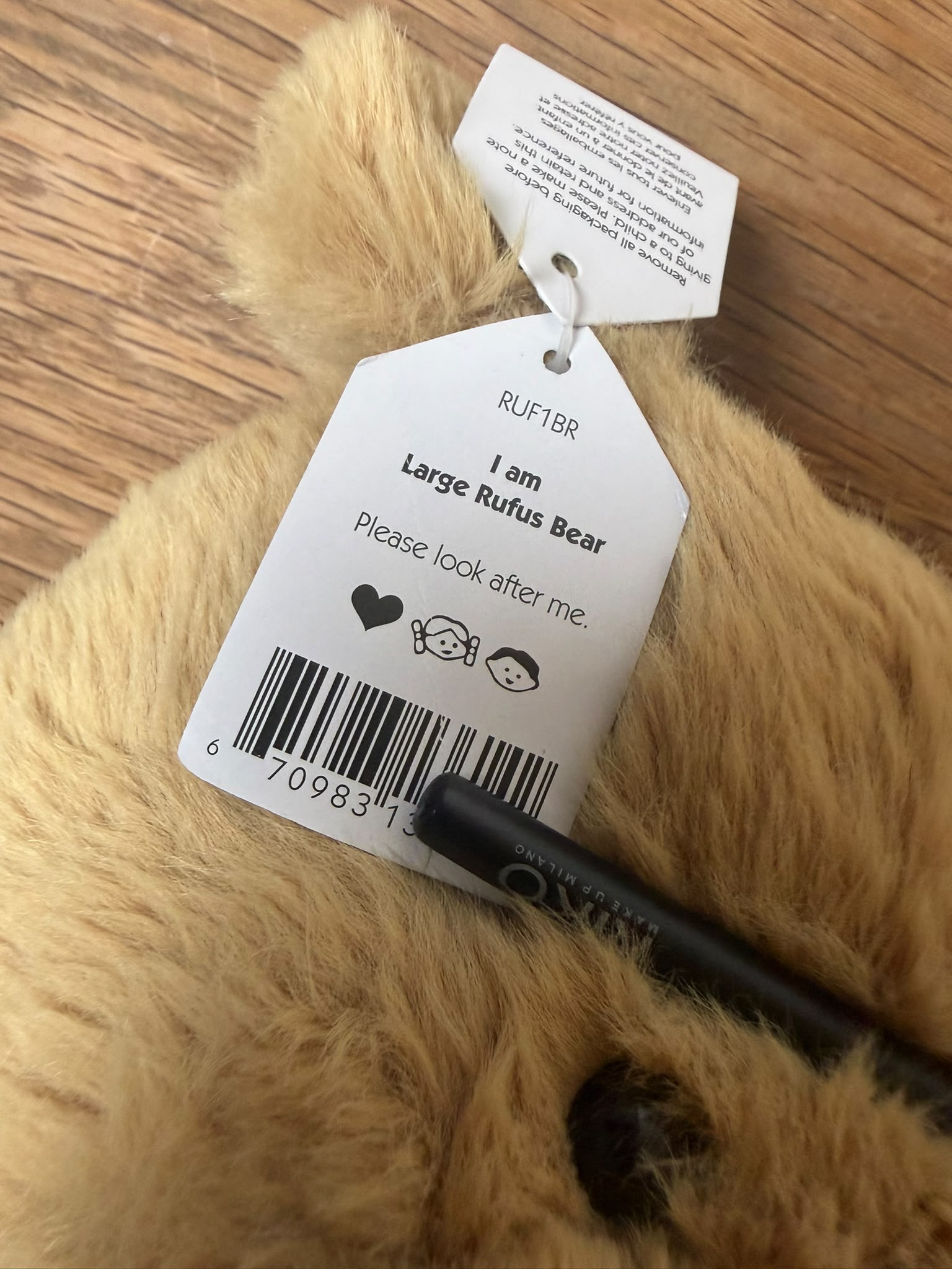 Jellycat Rufus Bear - Large