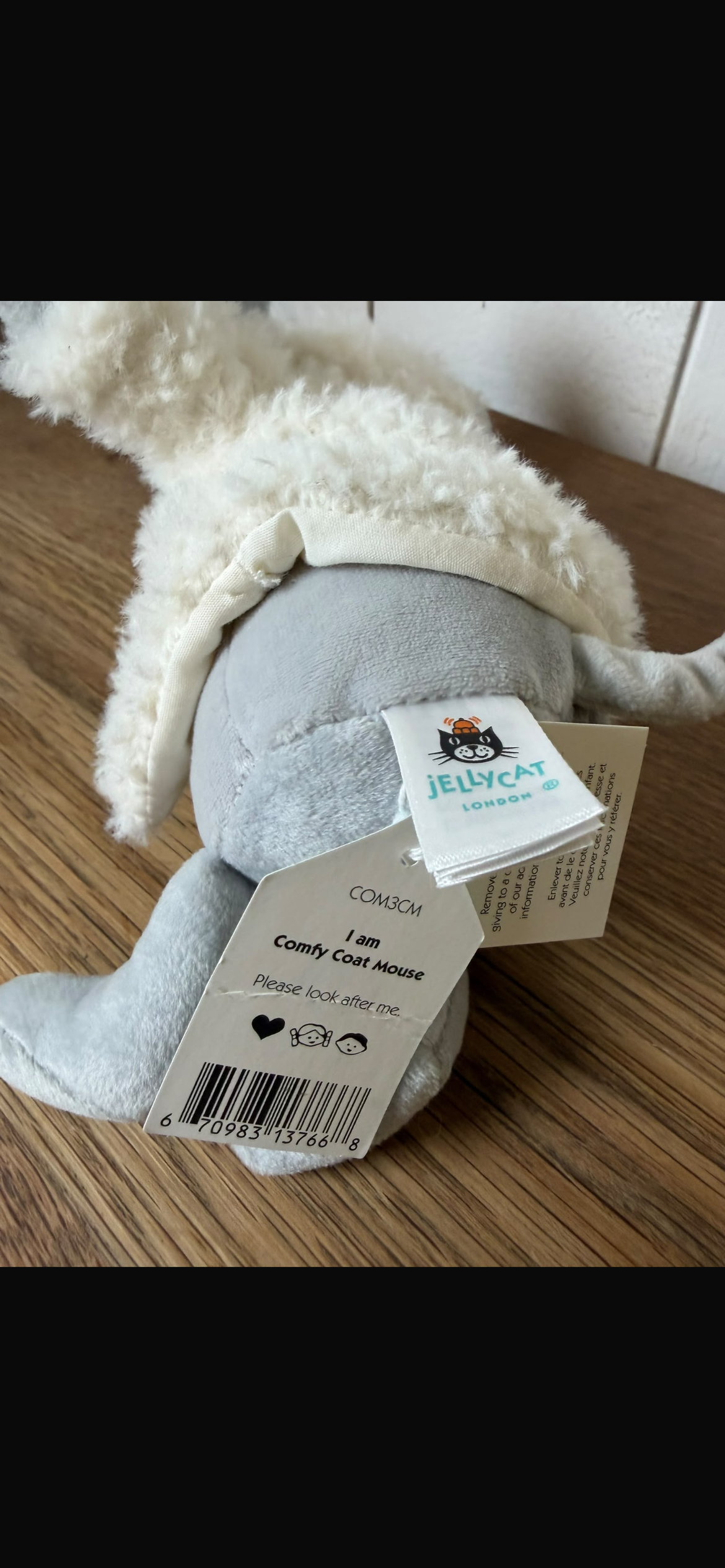 Jellycat Comfy Coat Mouse