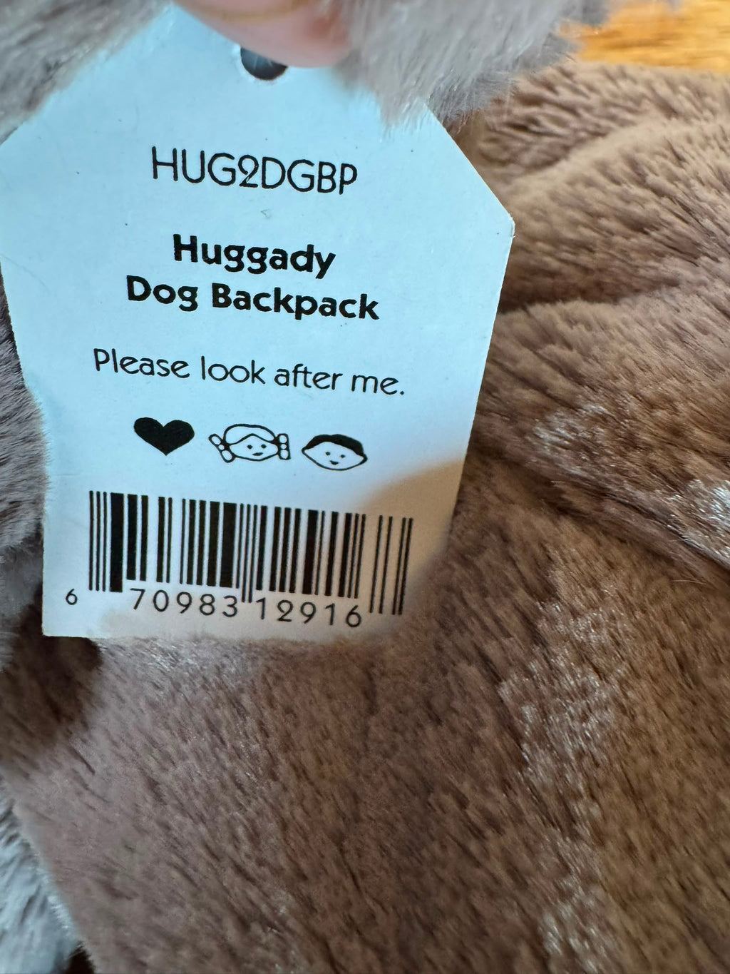 Jellycat Huggady Dog Backpack