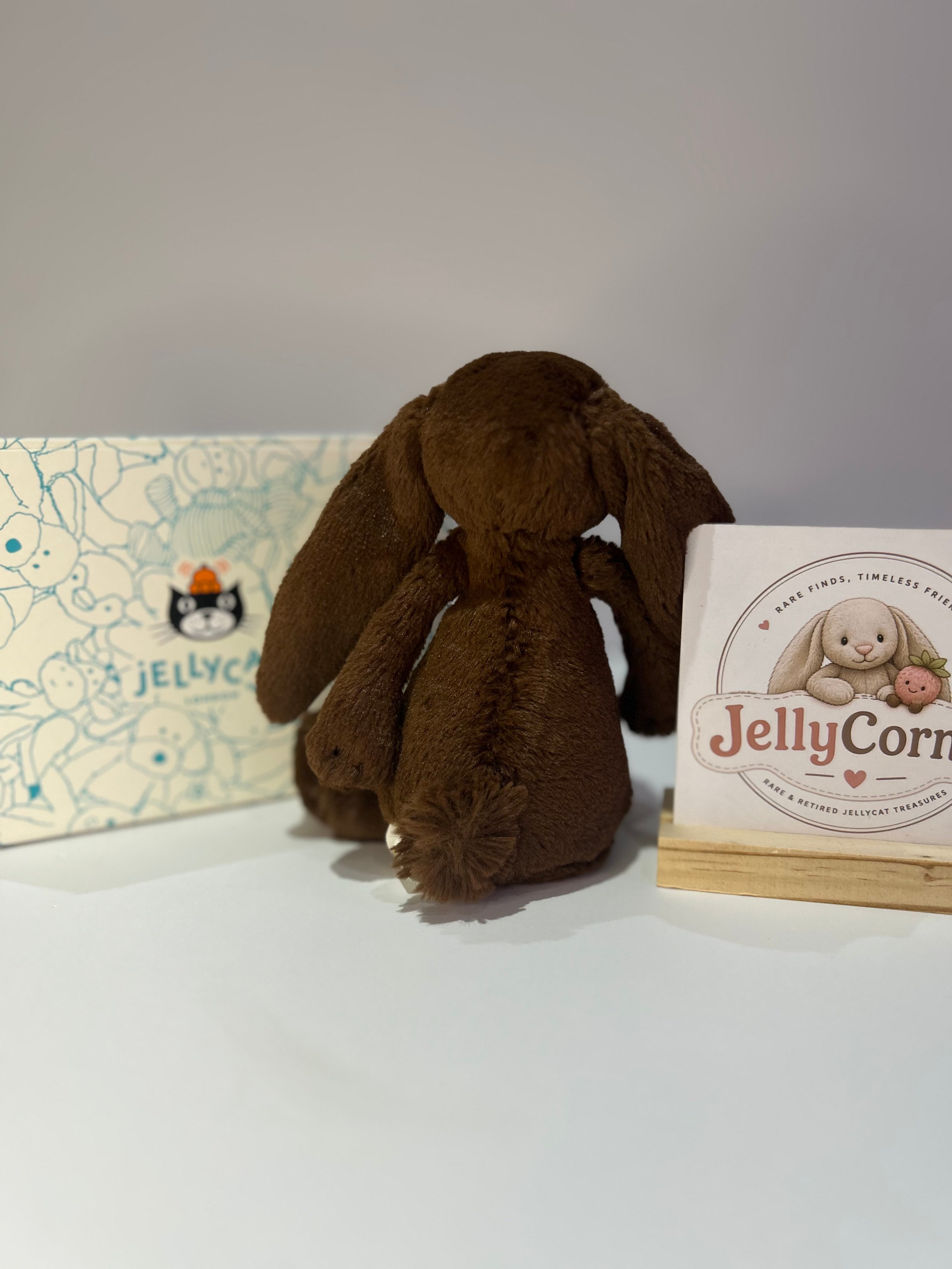 Jellycat Small Chocolate Bunny- OG with paws