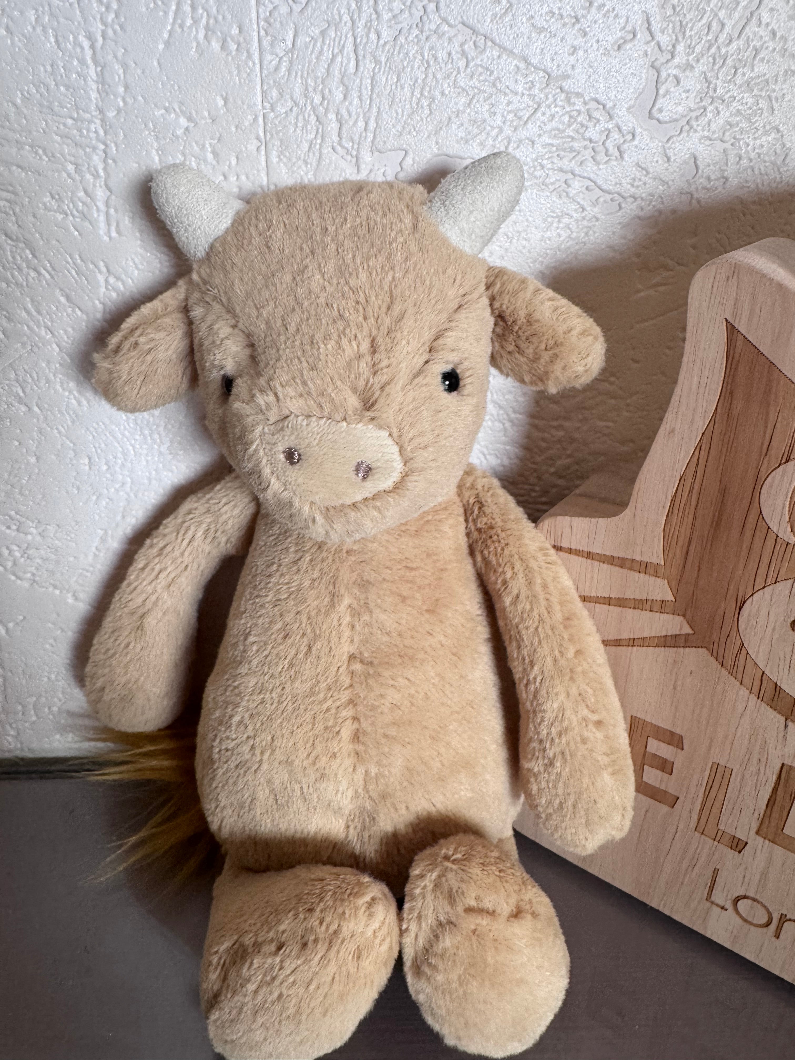 Jellycat small bashful cow