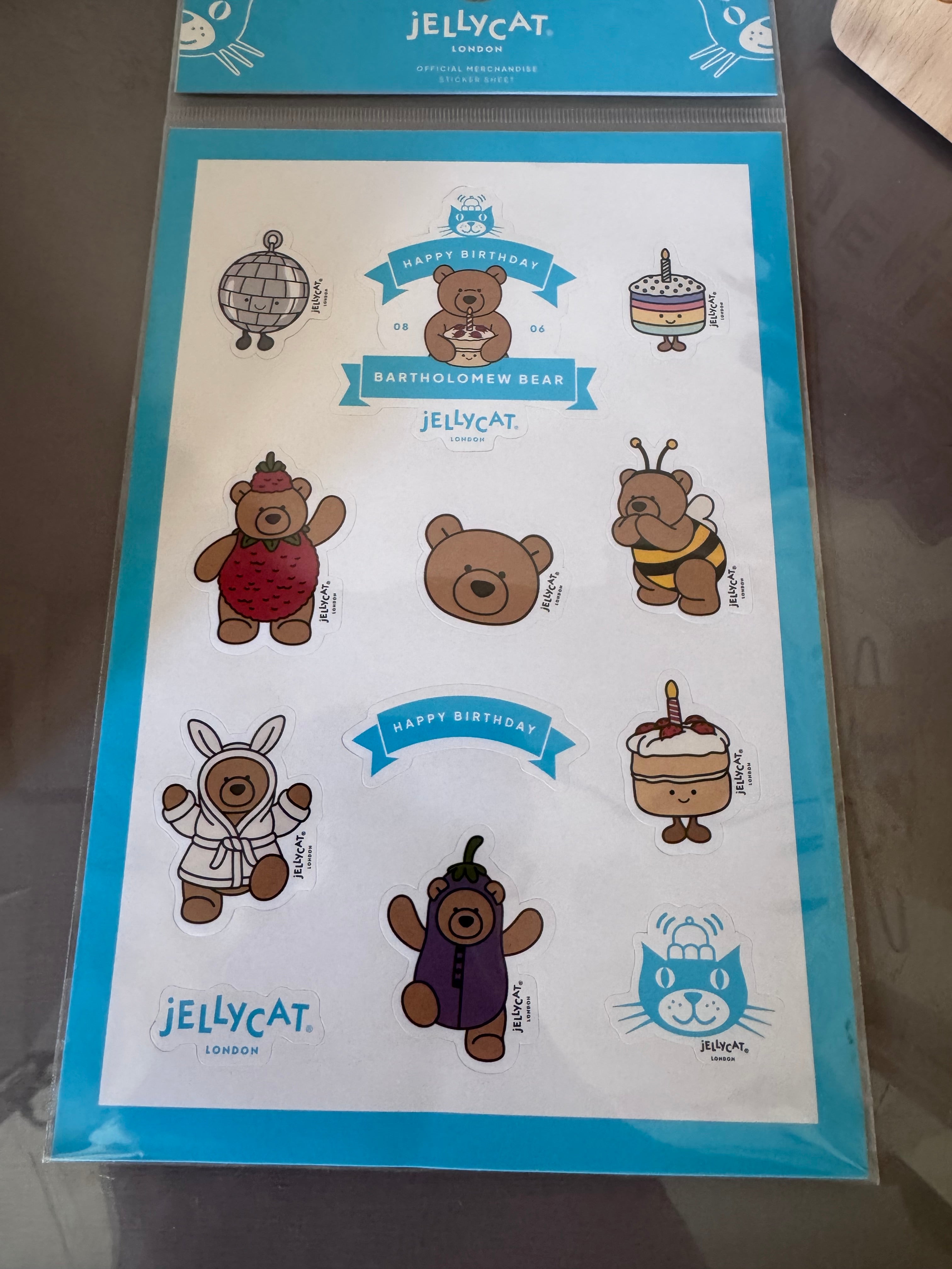 Birthday Bart Stickers