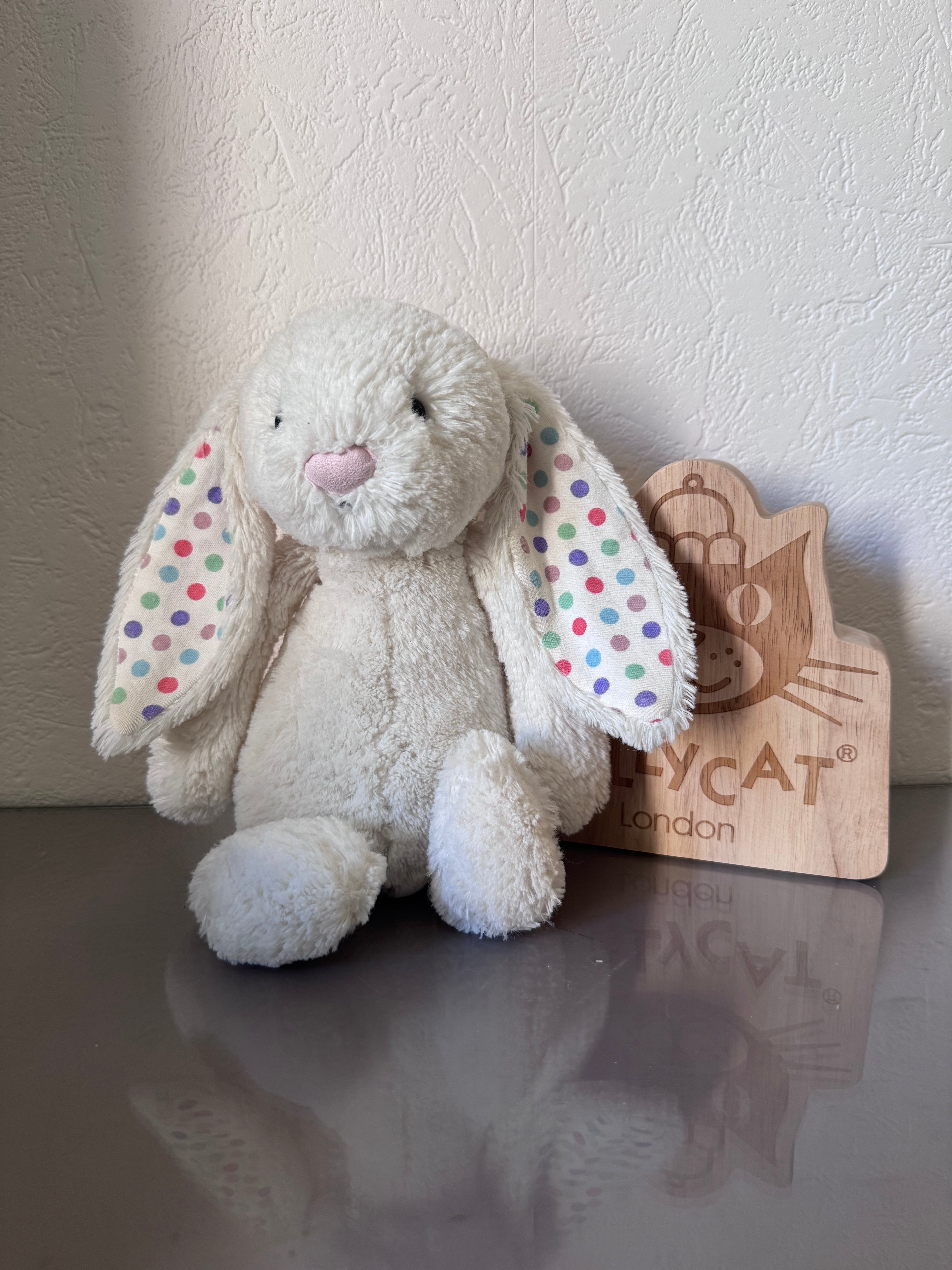 Medium Bashful Dot Bunny