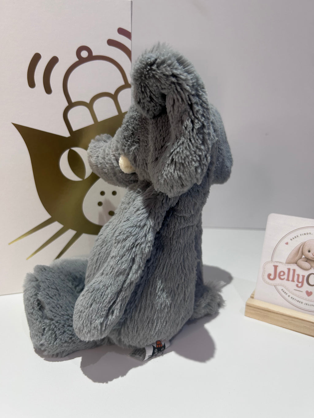 Jellycat Bashful Dusky Blue Elephant // Medium