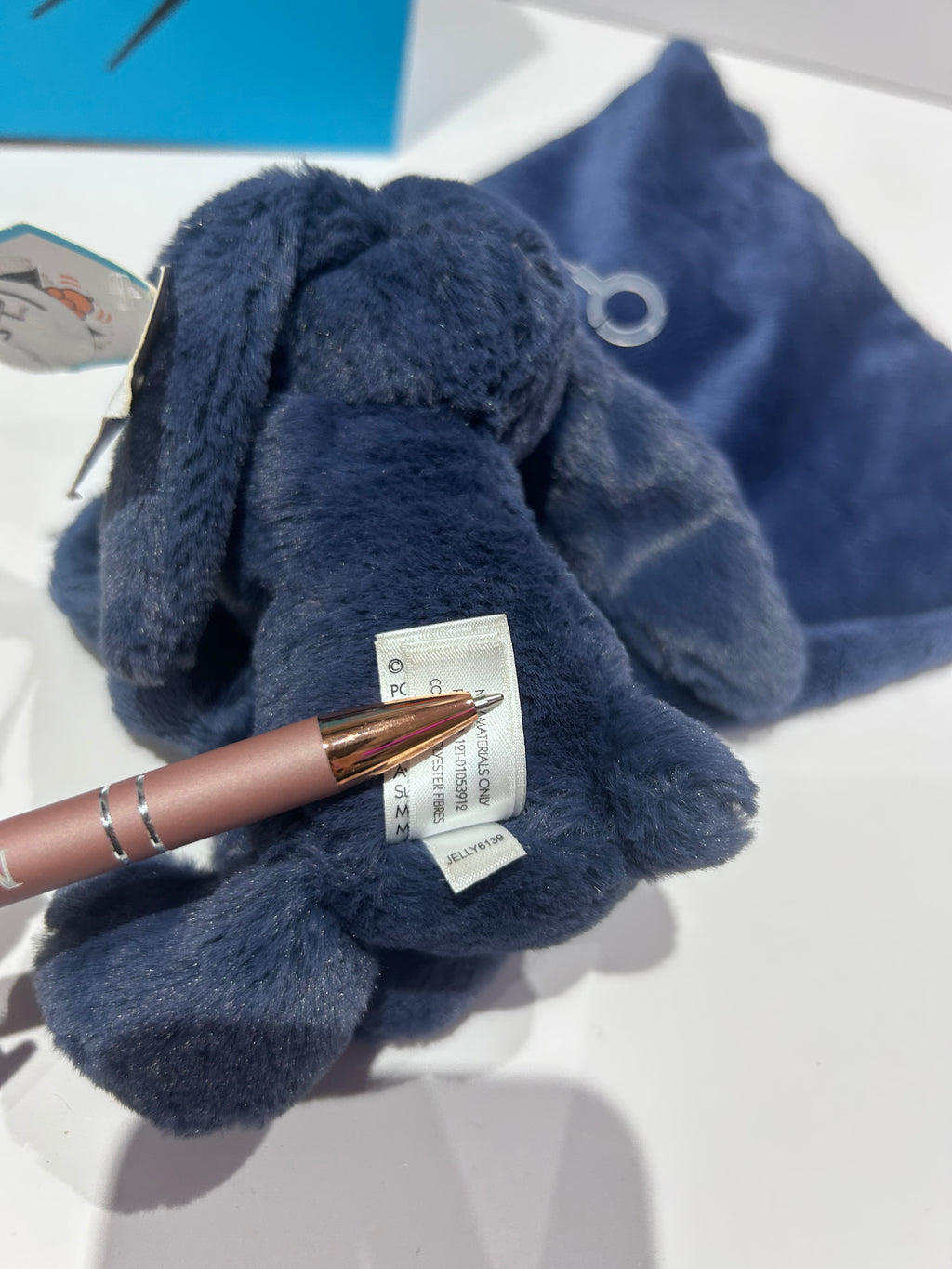 Jellycat Bashful Navy Bunny Soother