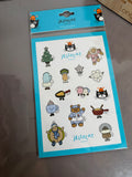 Jellycat 2025 Xmas Stickers
