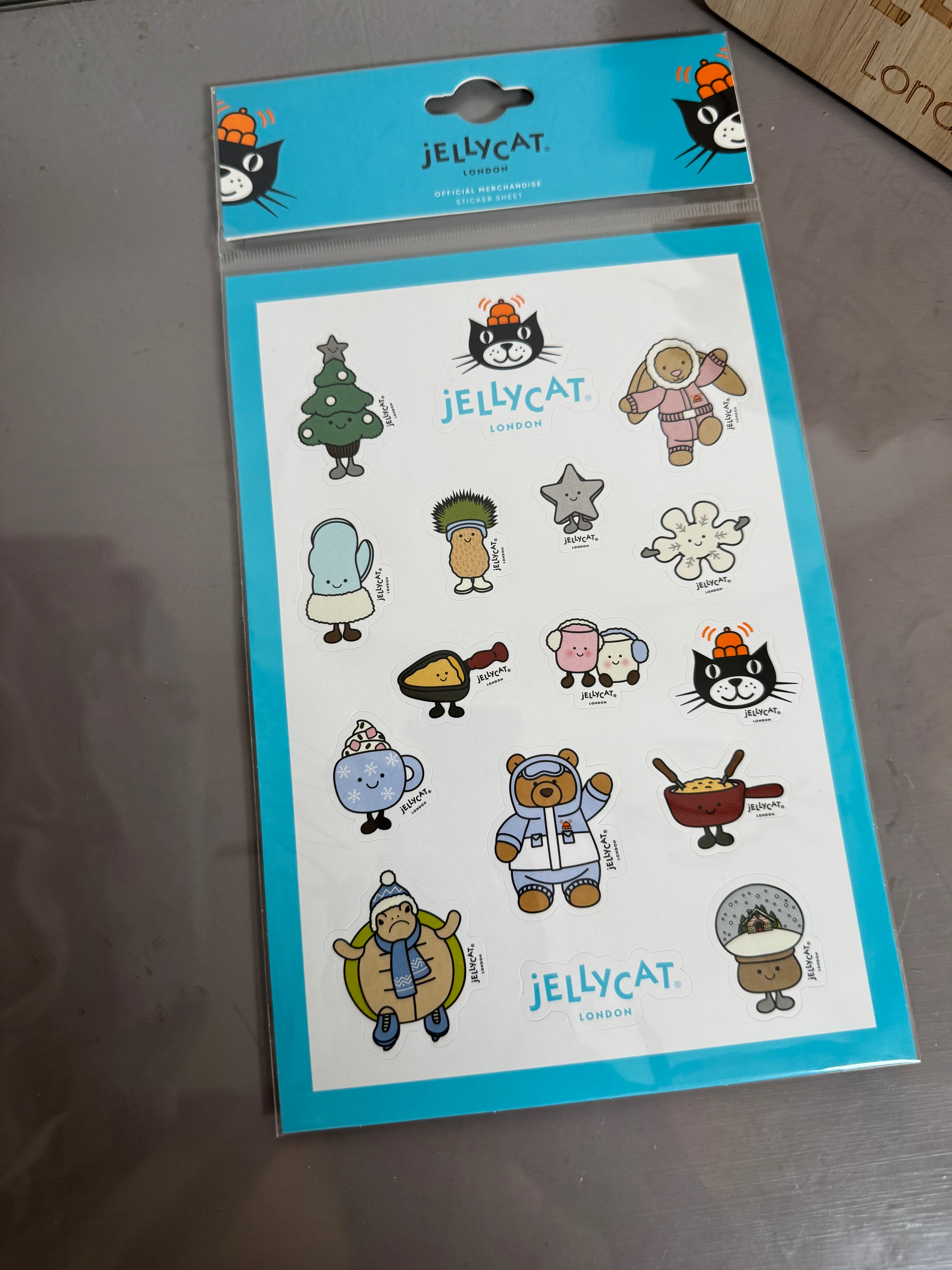 Jellycat 2025 Xmas Stickers