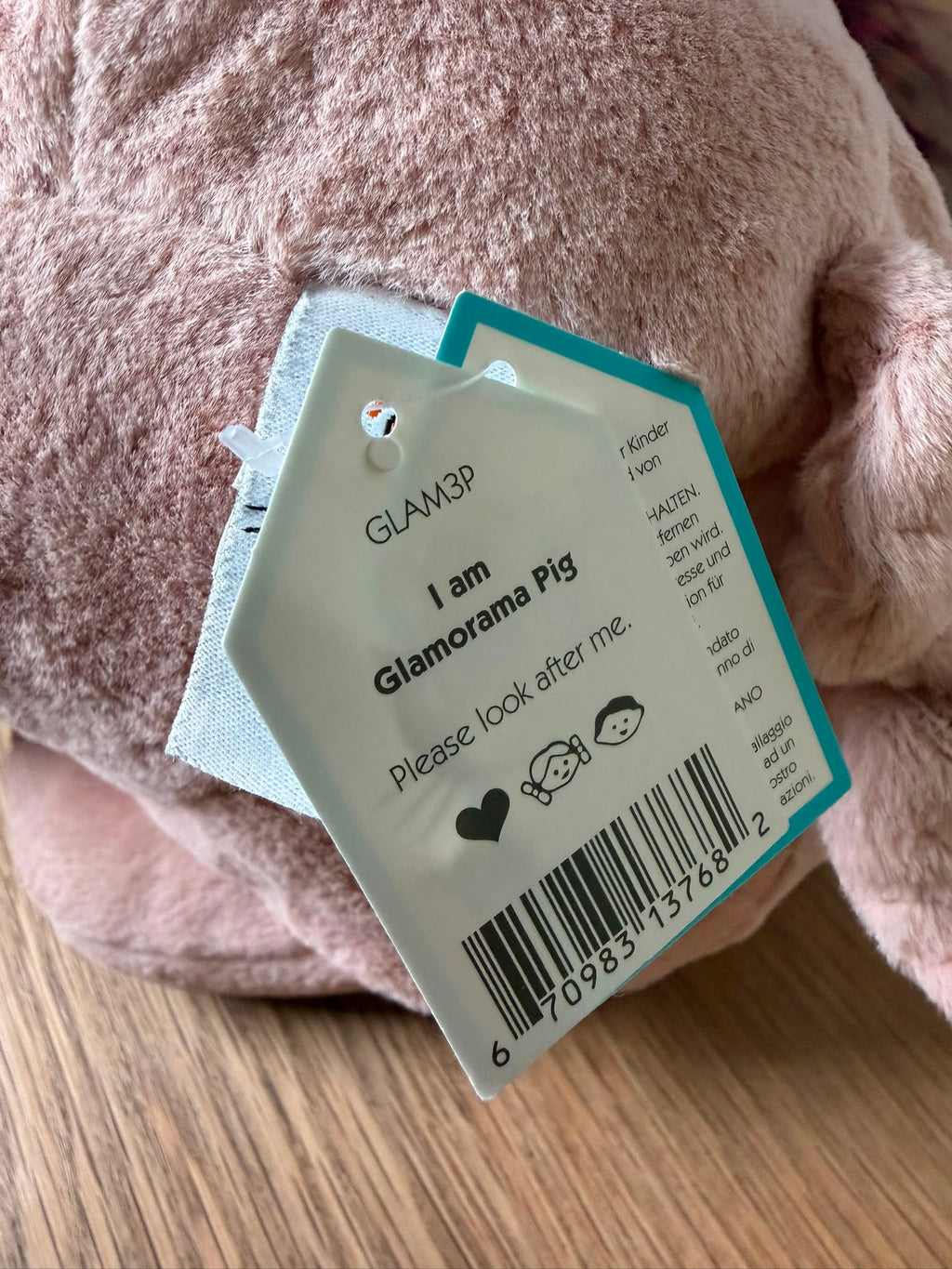Jellycat Glamorama Pig