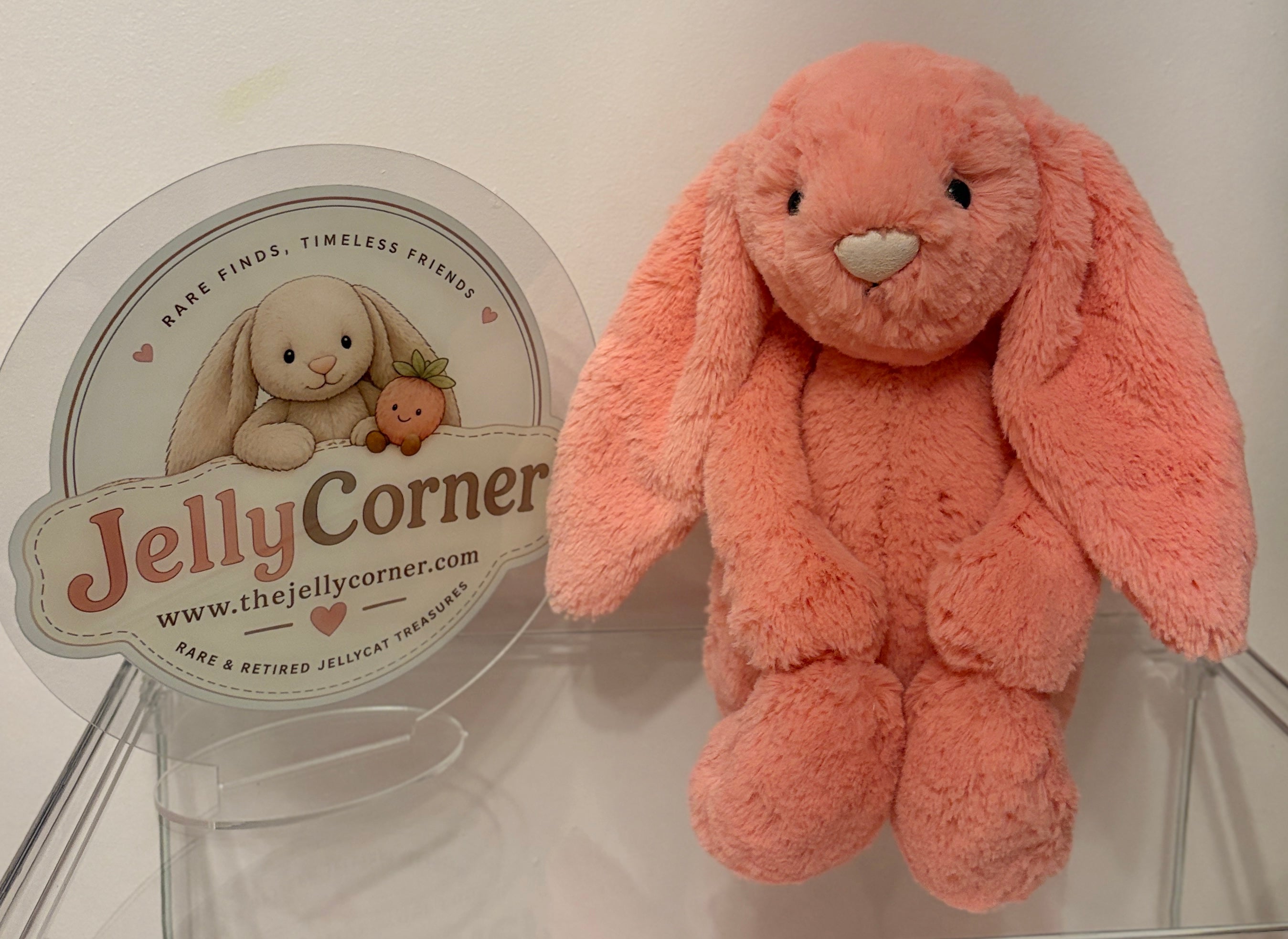 Jellycat Coral Bunny Medium