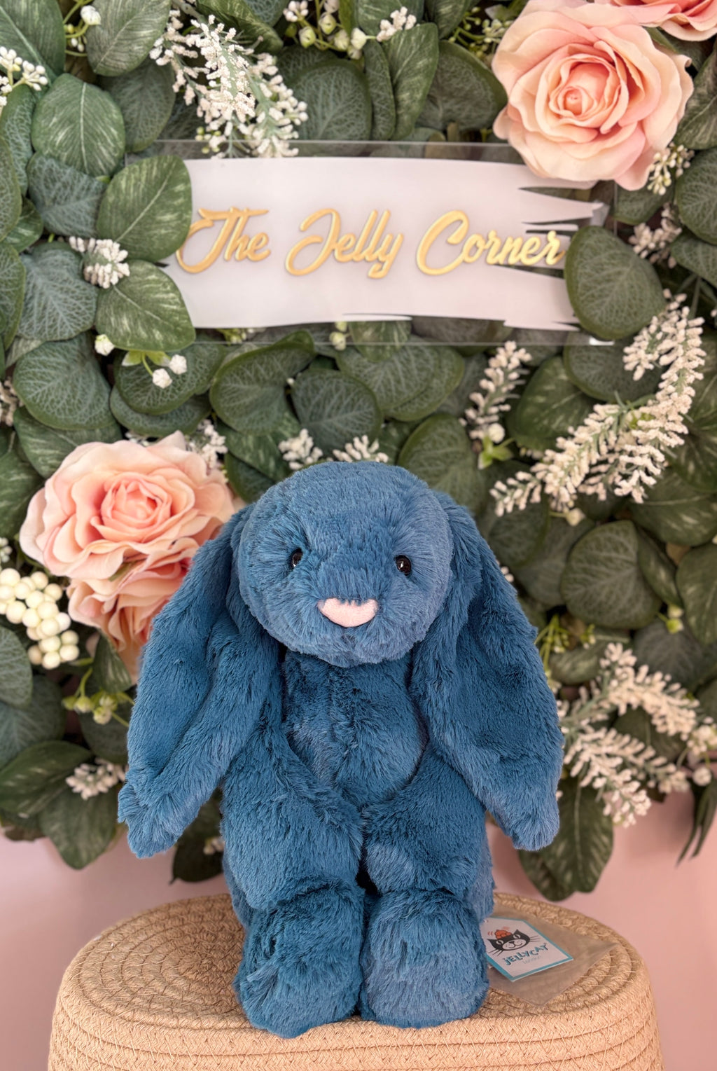 Jellycat Medium Bashful Mineral Blue Bunny