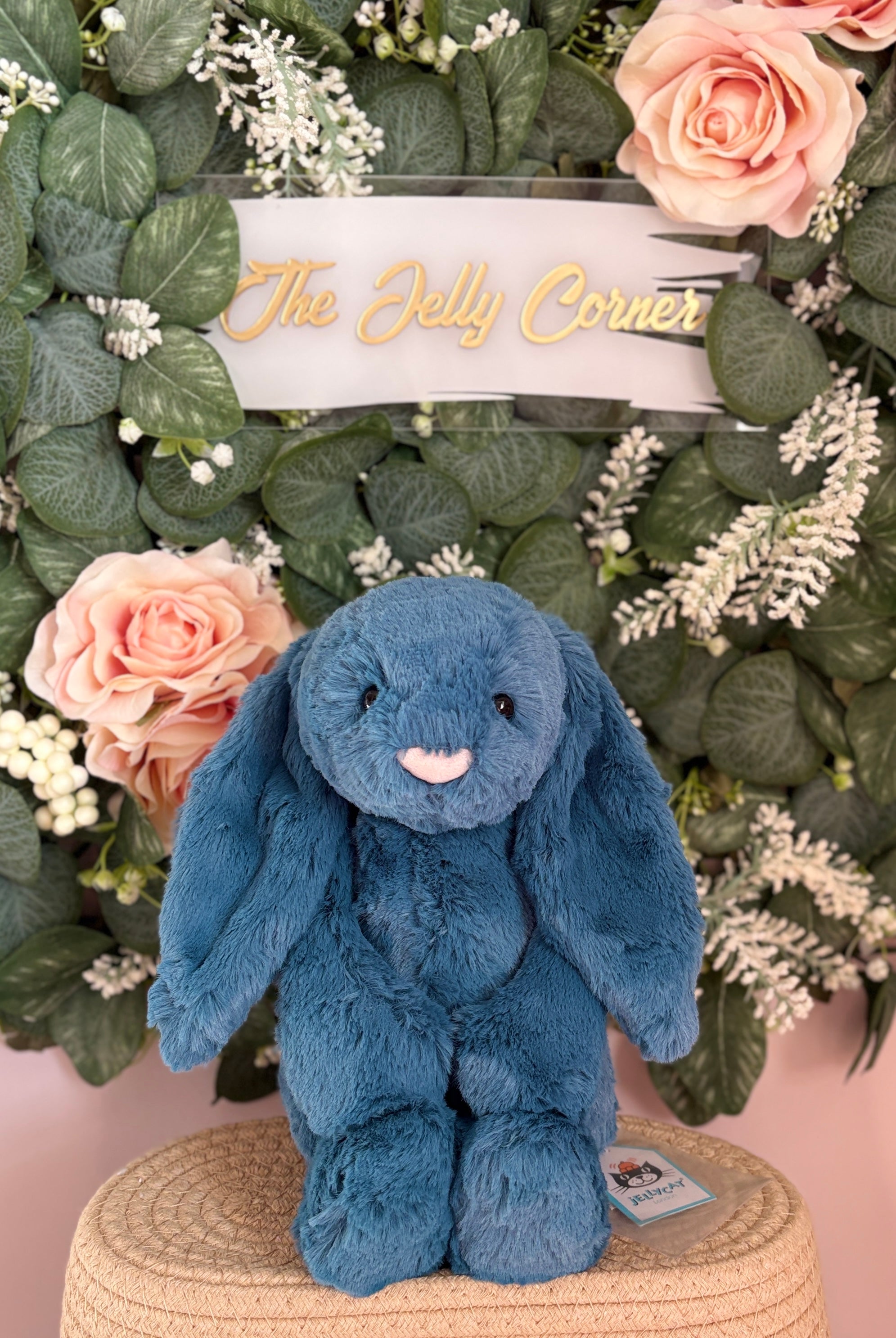 Jellycat Medium Bashful Mineral Blue Bunny