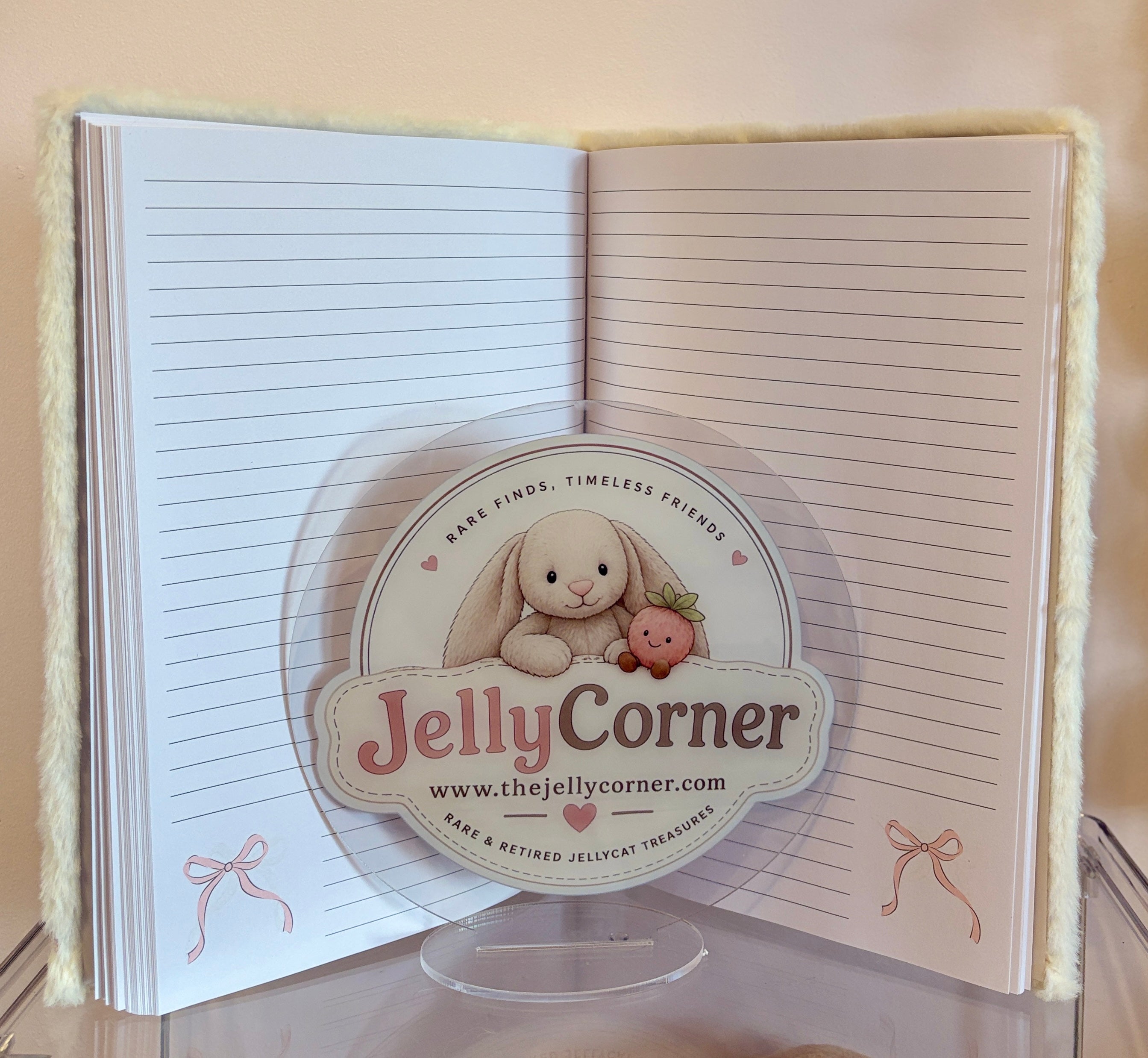Bears Bakery Plush Notebook Jellycat Inspired