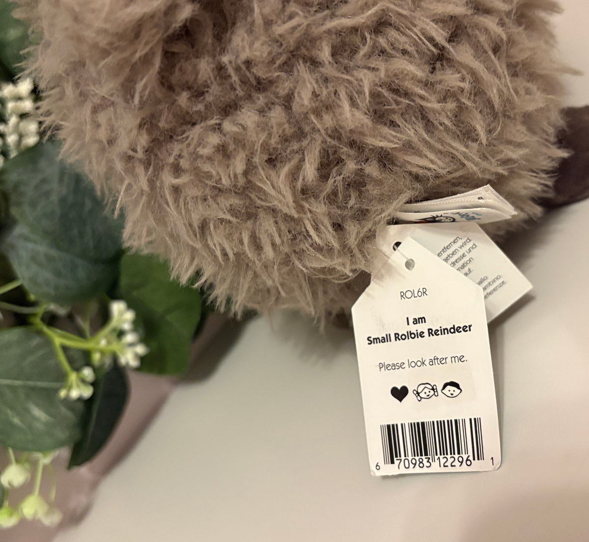 Jellycat Small Rolbie Reindeer