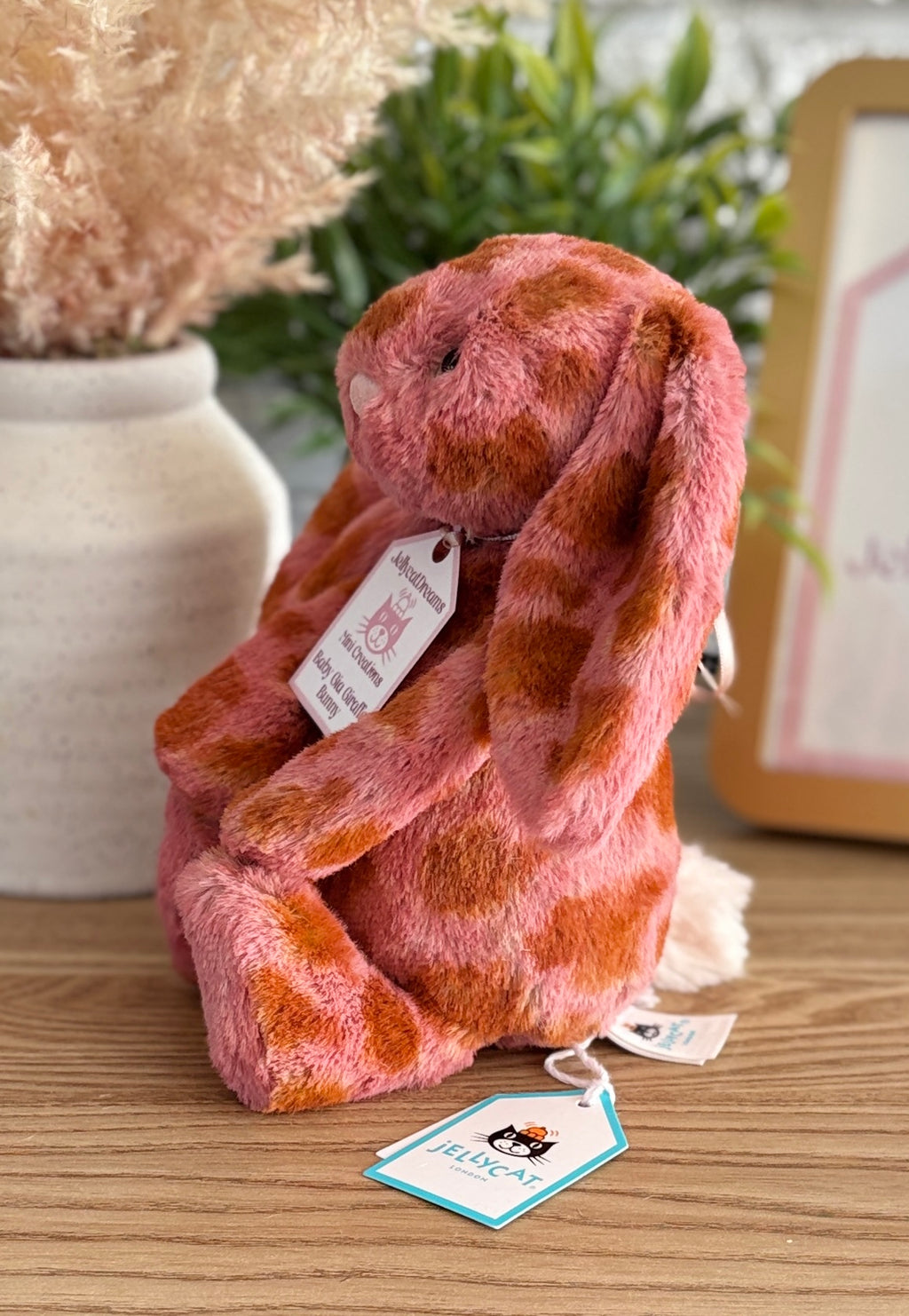 JellycatDreams Mini Creations Baby Gia Giraffe Bunny