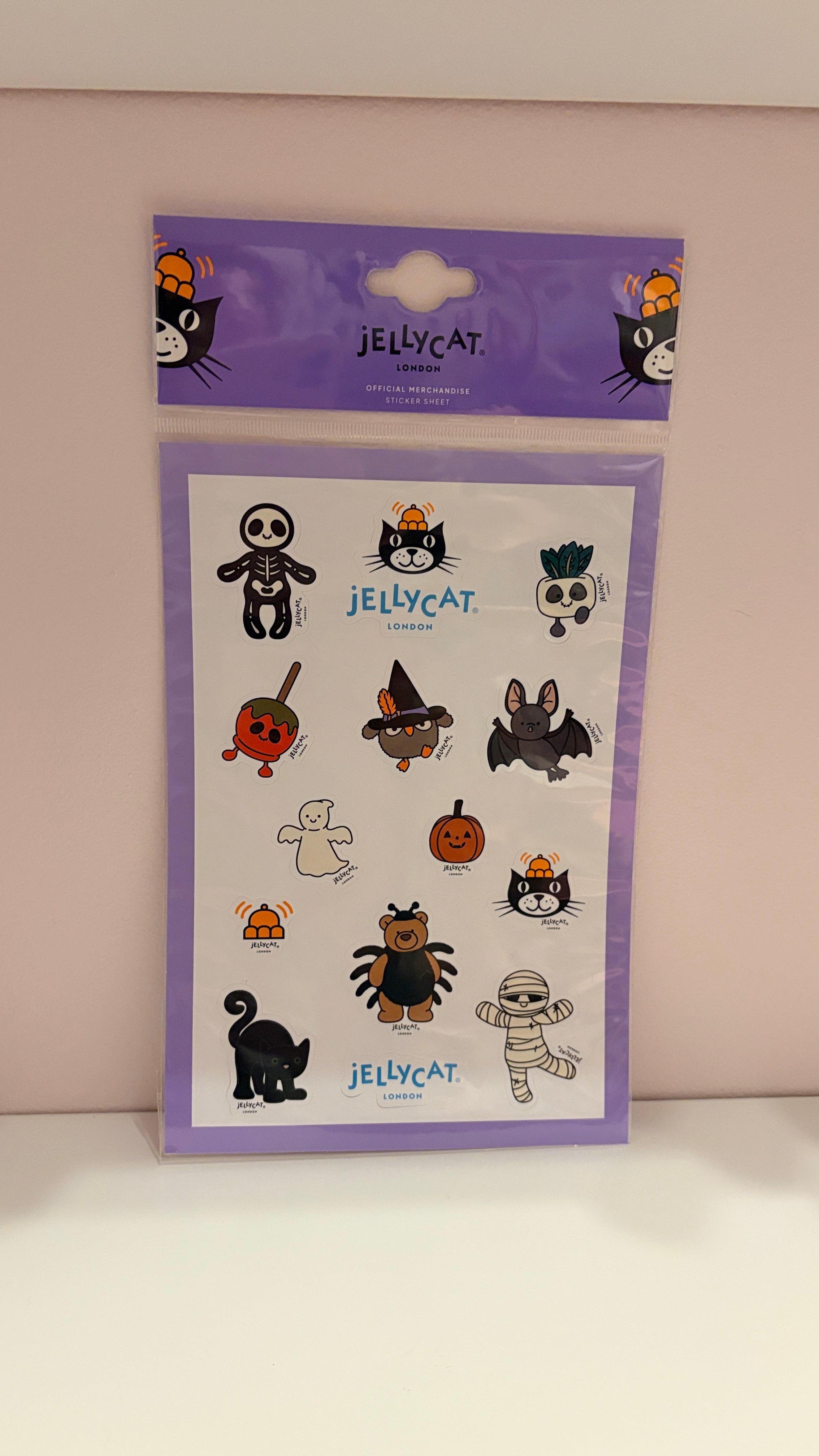 Jellycat Halloween Stickers