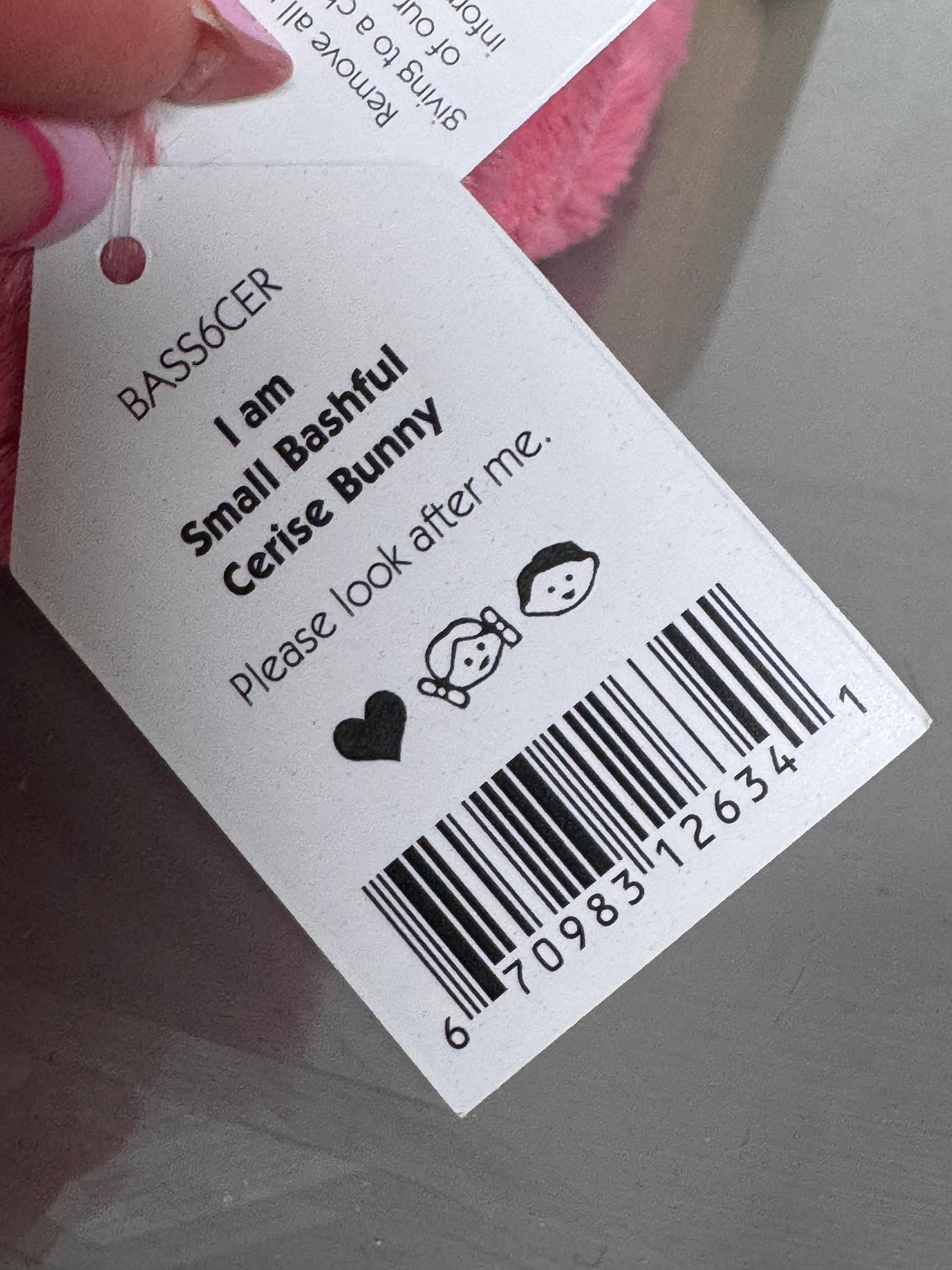 small bashful cerise bunny OG