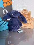 small bashful navy bunny
