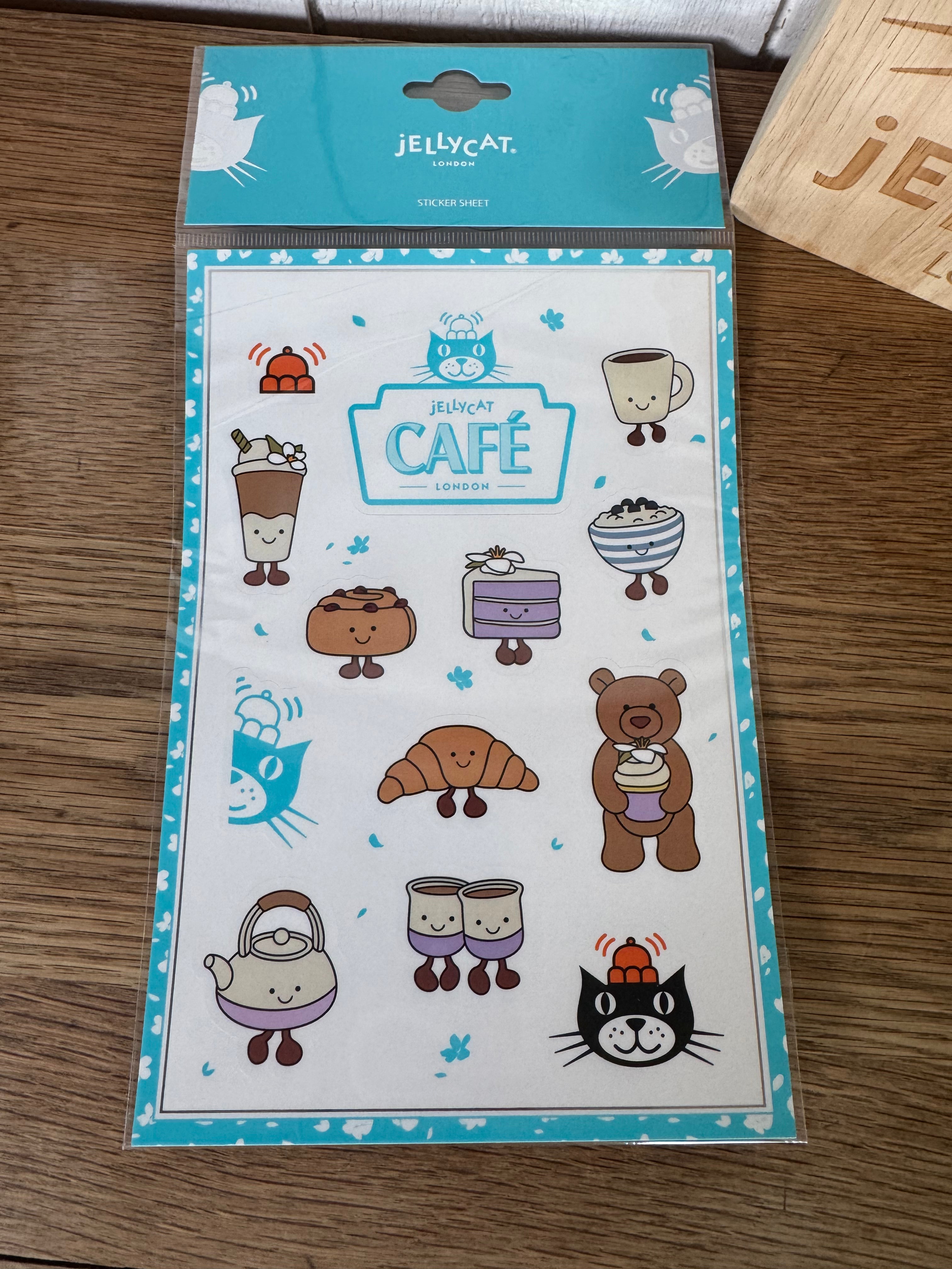 Jellycat Shang Cafe Stickers