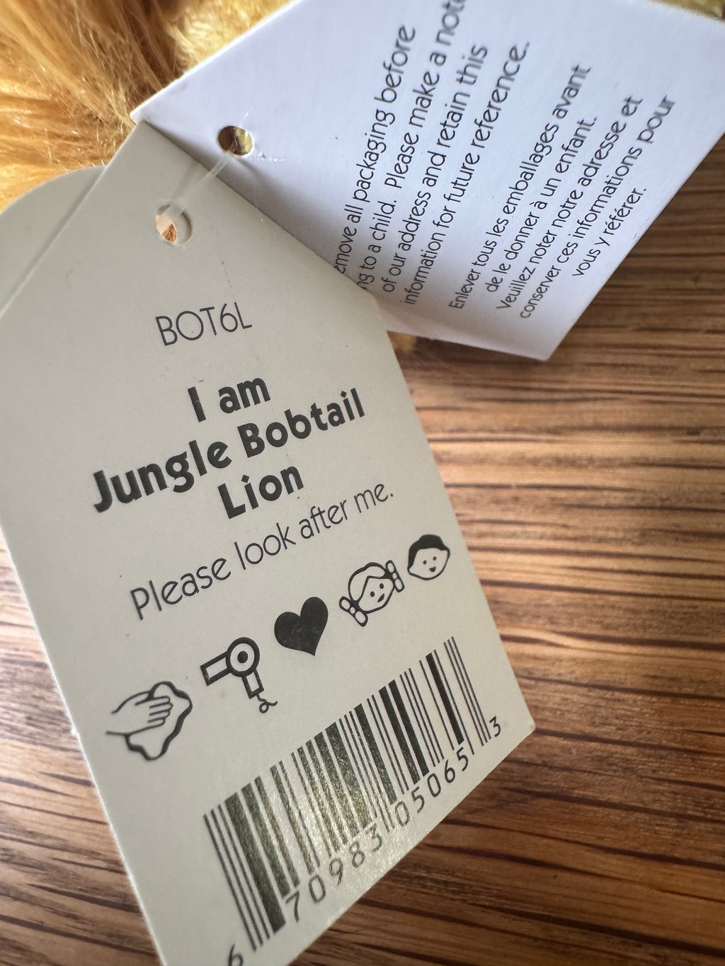 Jellycat Bobtail Lion